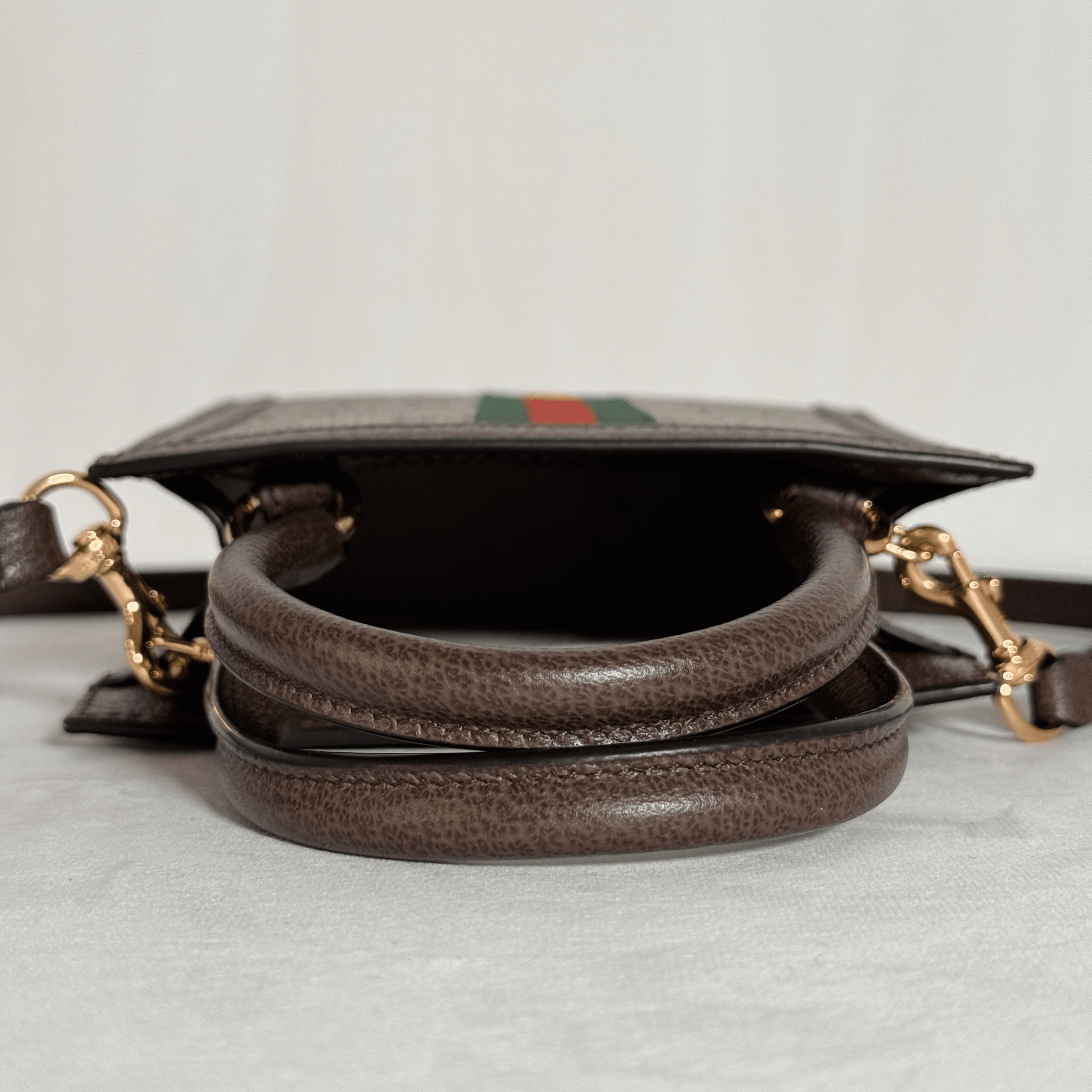GUCCI - MINI TOTE OPHIDIA GG SUPREME - TOILE MONOGRAMME BEIGE / BANDOULIÈRE