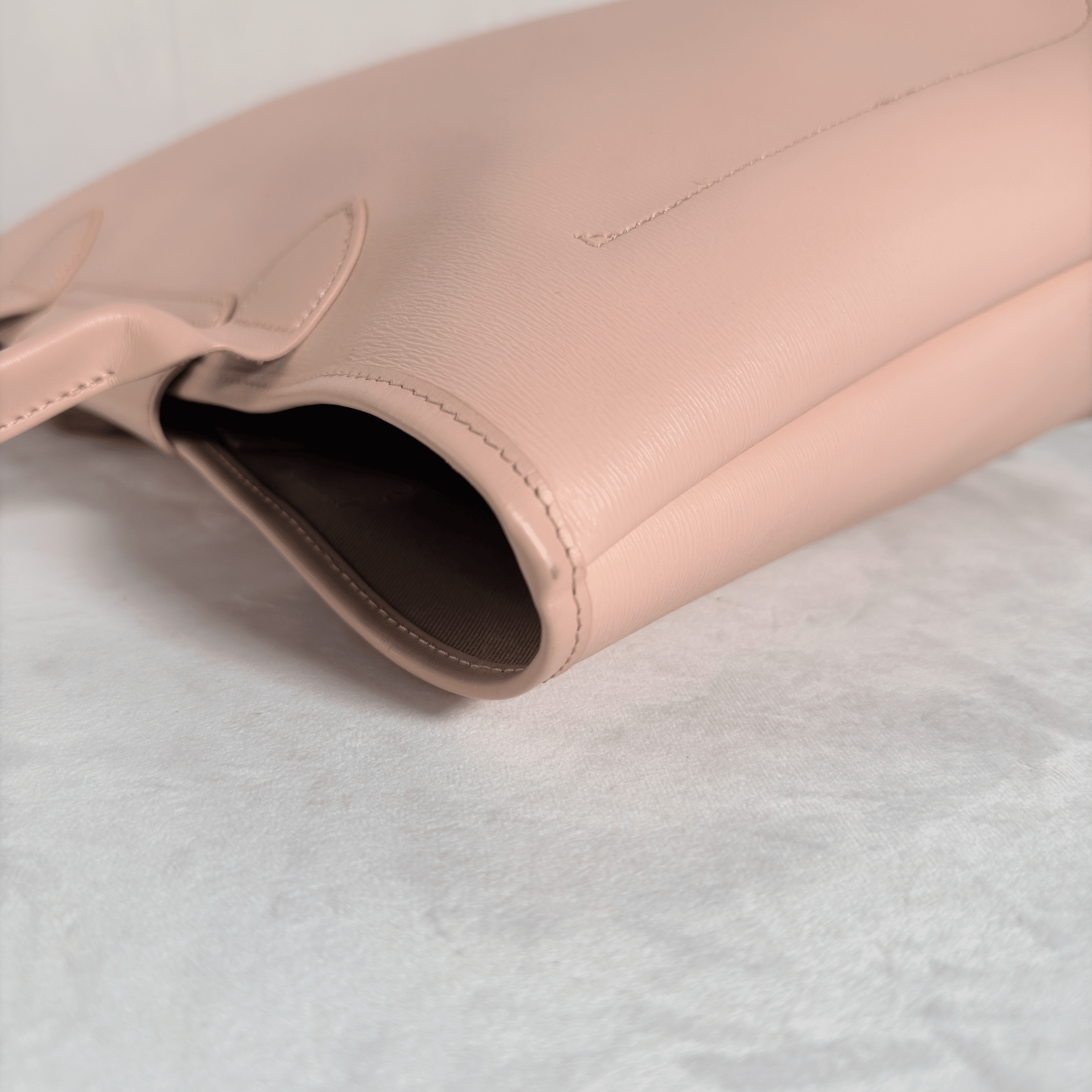 SAC CABAS LONGCHAMP LE PLIAGE CUIR - ROSE POUDRE - La Belle Boutique