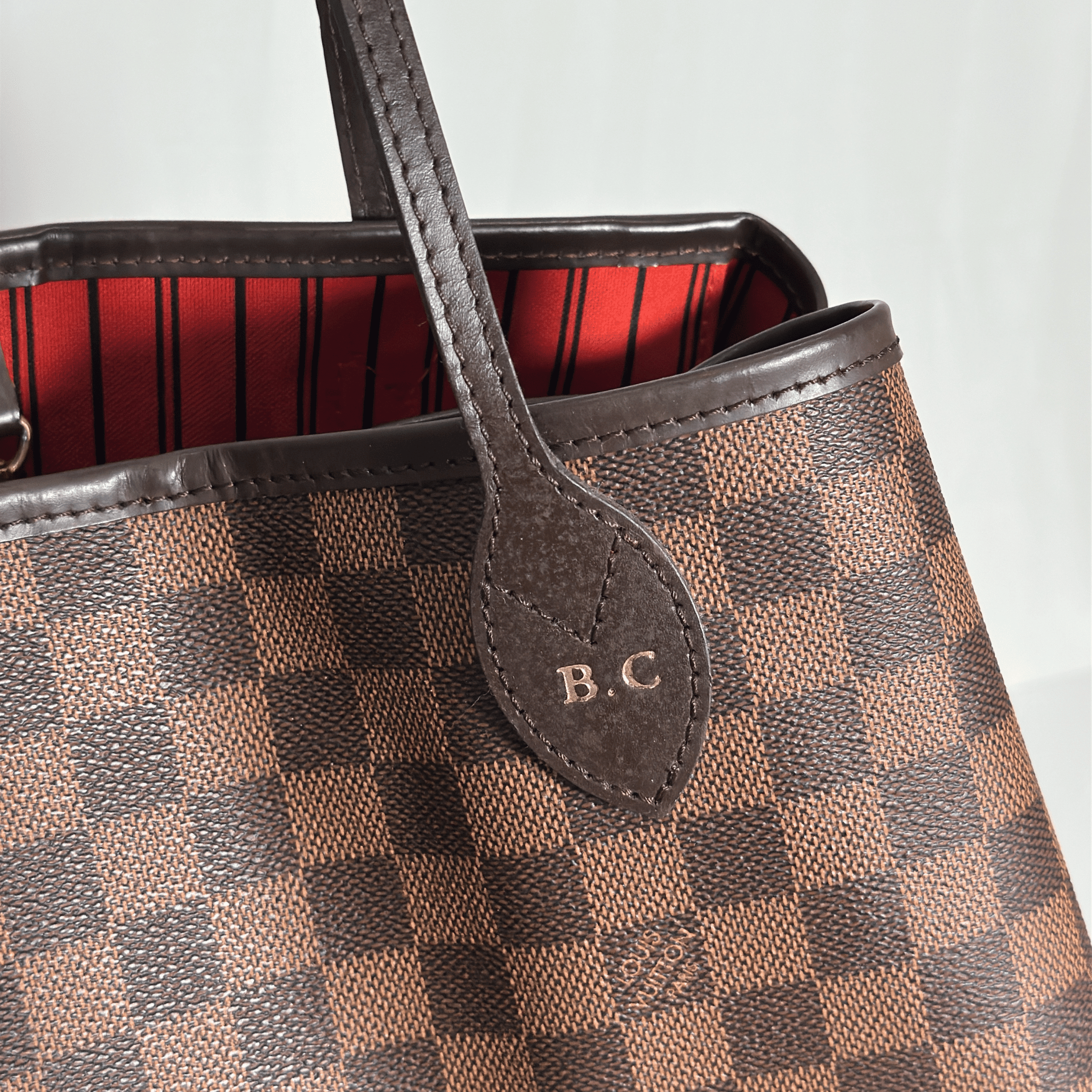 SAC LOUIS VUITTON NEVERFULL GM DAMIER EBENE - La Belle Boutique