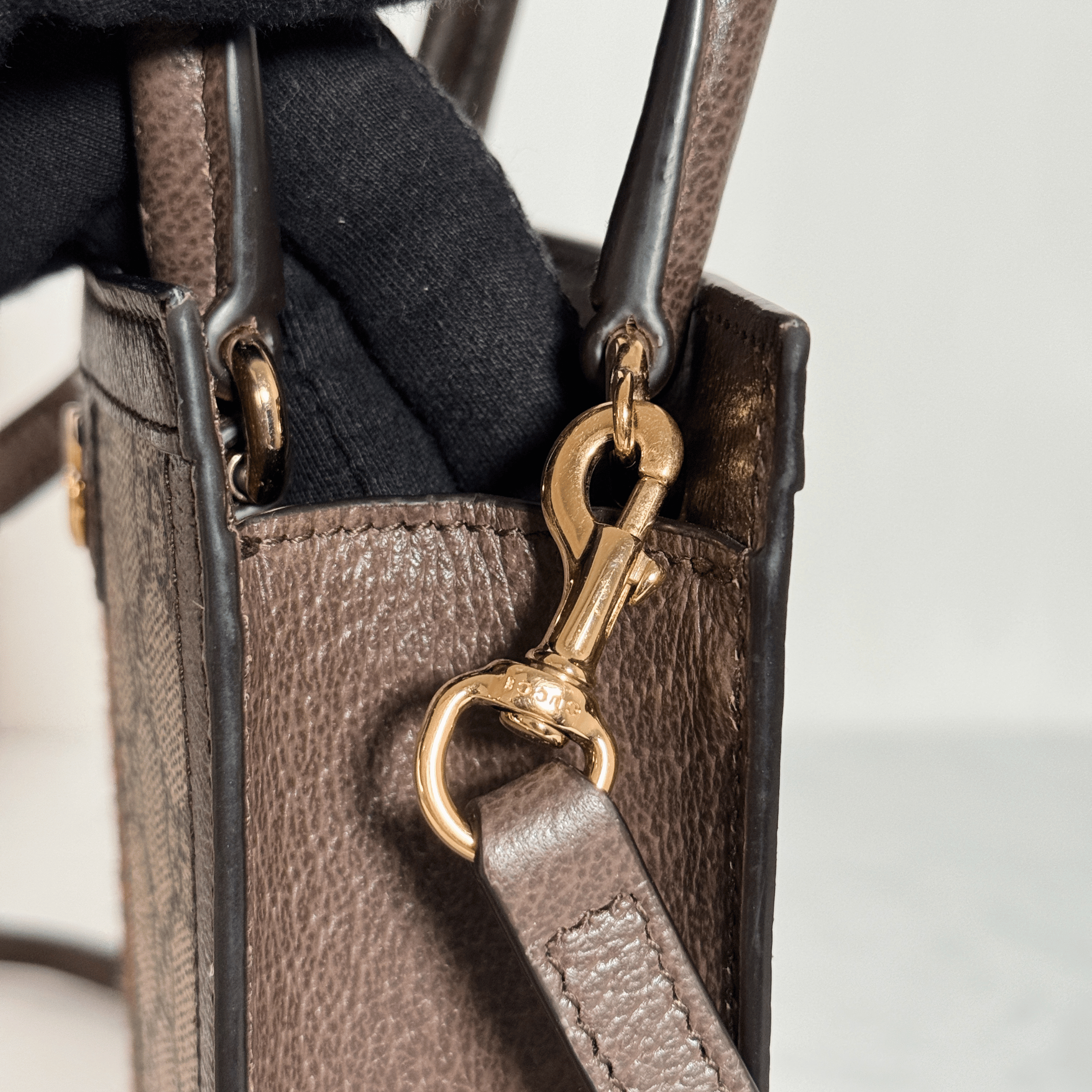 GUCCI - MINI TOTE OPHIDIA GG SUPREME - TOILE MONOGRAMME BEIGE / BANDOULIÈRE