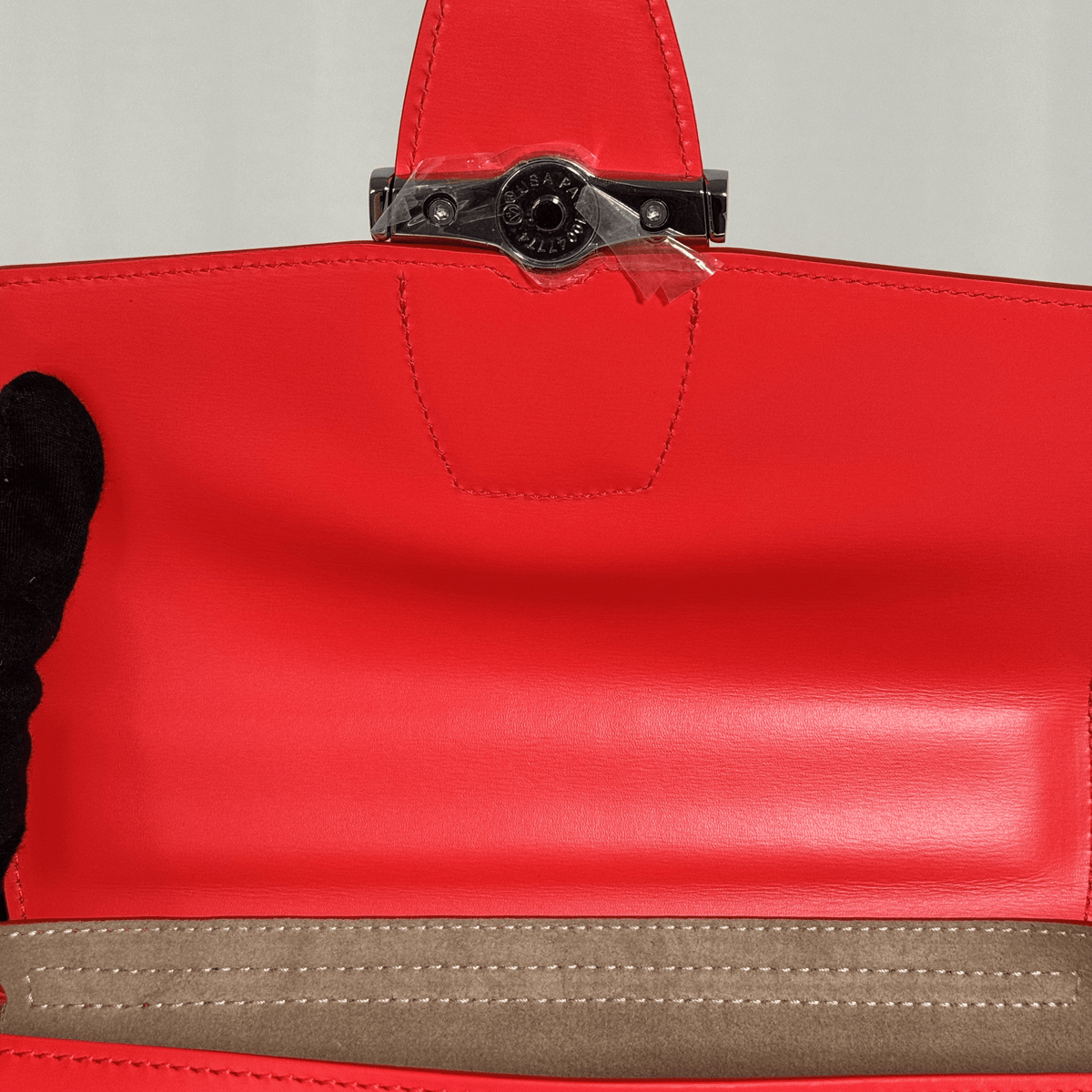 LONGCHAMP - ROSEAU BOX S - CUIR LISSE COQUELICOT