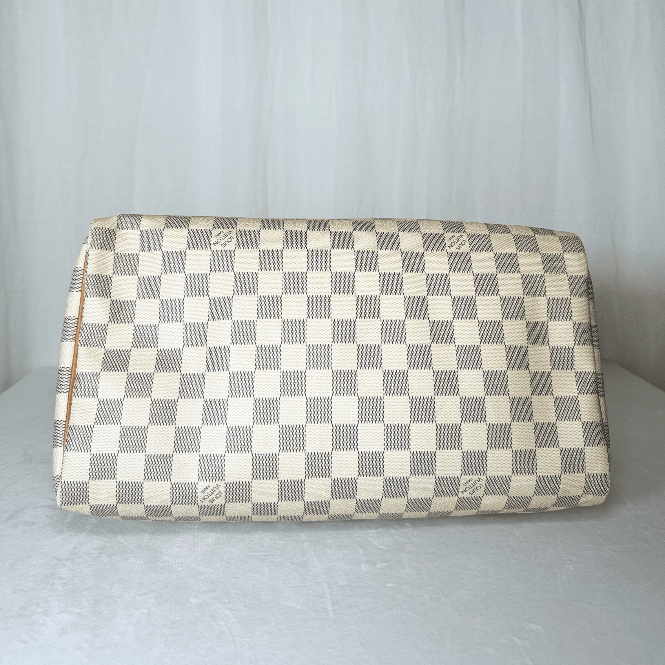 SAC LOUIS VUITTON SPEEDY 35 TOILE DAMIER AZUR VINTAGE - La Belle Boutique