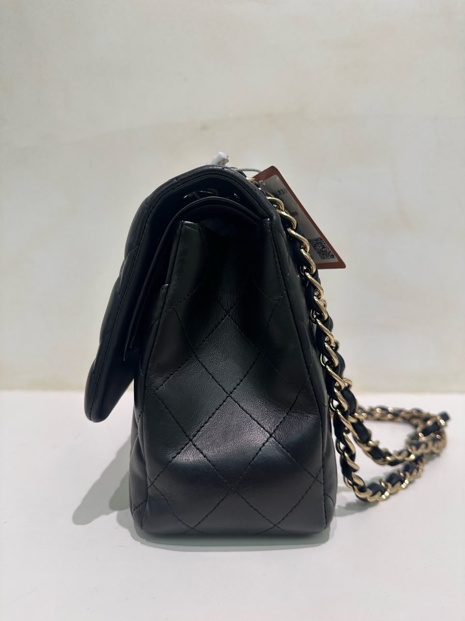 CHANEL JUMBO CLASSIC DOUBLE FLAP - CUIR AGNEAU NOIR