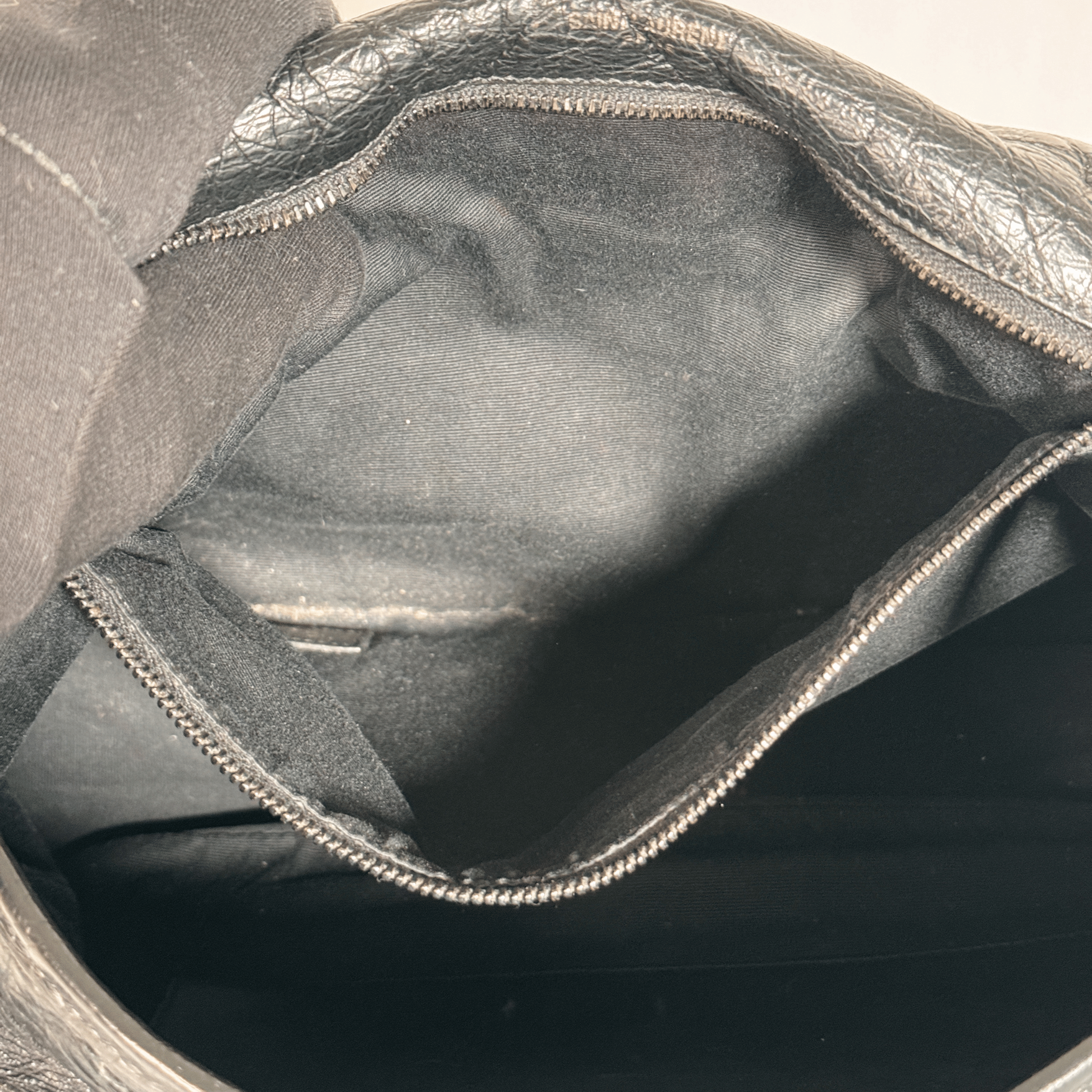 SAINT LAURENT - NIKI MEDIUM - CUIR VIEILLI NOIR - BIJOUTERIE ALL BLACK