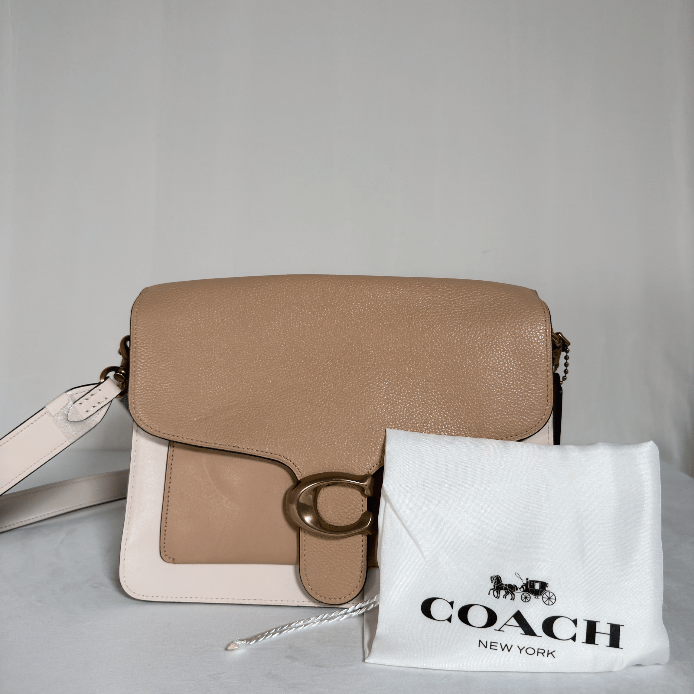 COACH - SAC TABBY - CUIR COLORBLOCK MIX MATIÈRES