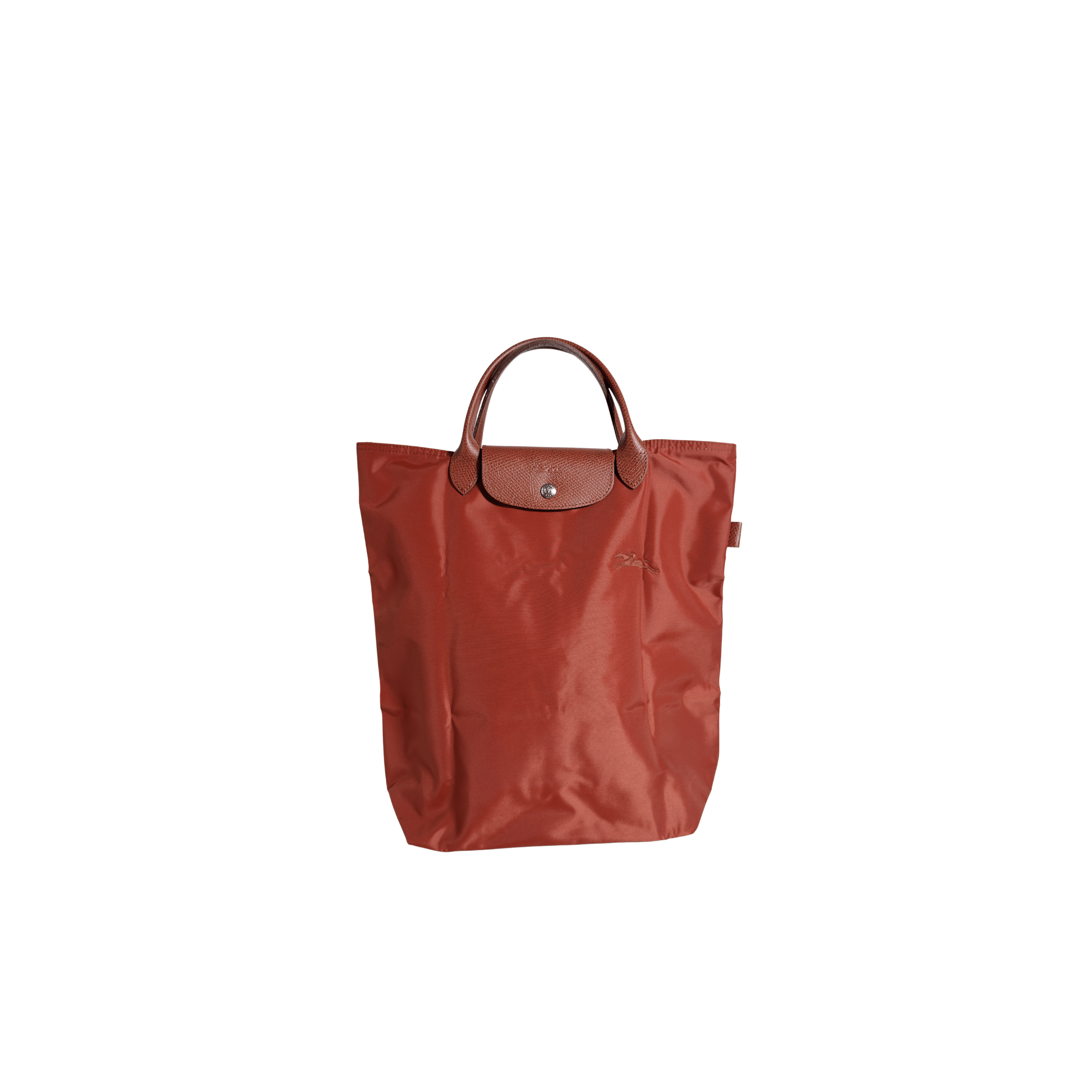 SAC CABAS LONGCHAMP LE PLIAGE ORIGINAL - TOILE TERRACOTTA / FORMAT VERTICAL