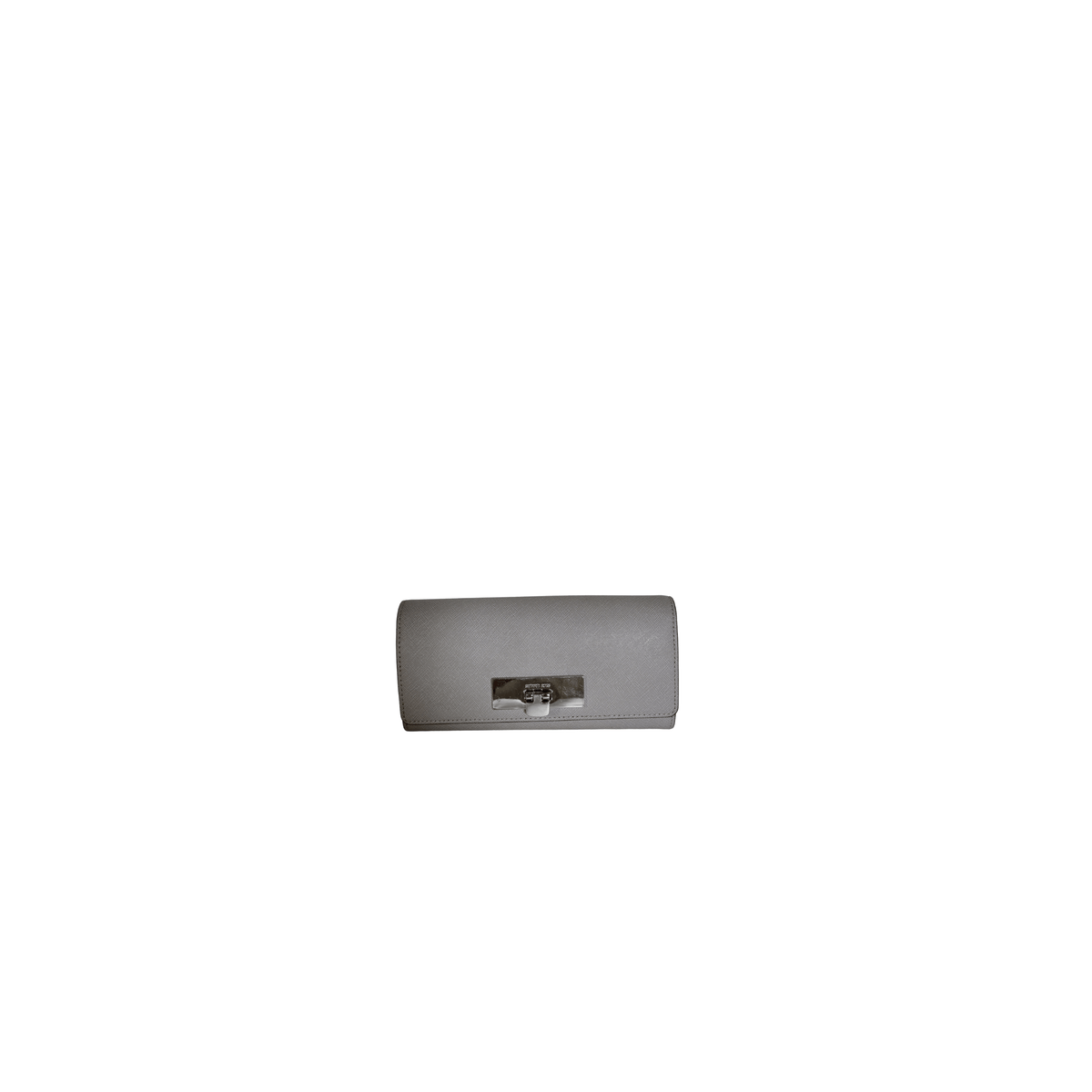 MICHAEL KORS - PORTEFEUILLE  CALLIE - CUIR SAFFIANO GRIS PERLE