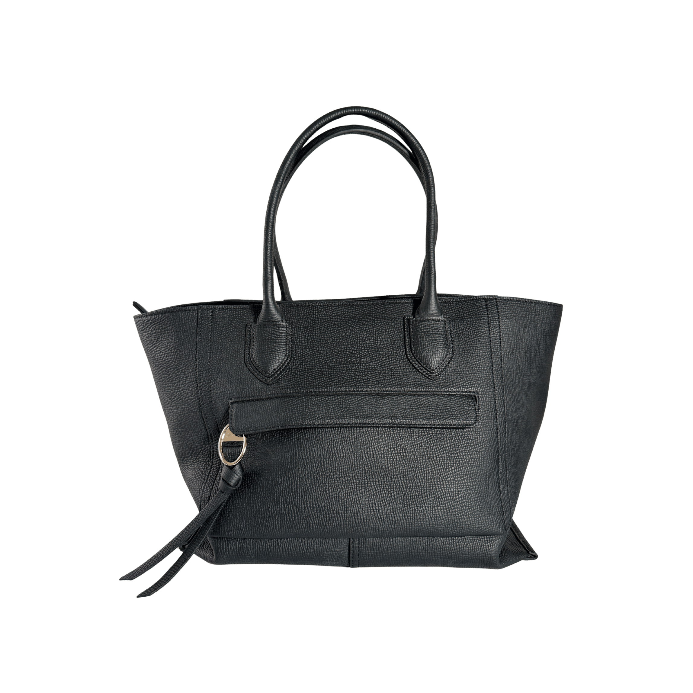 SAC LONGCHAMP MAILBOX  – TAILLE L – CUIR GRAINE NOIR