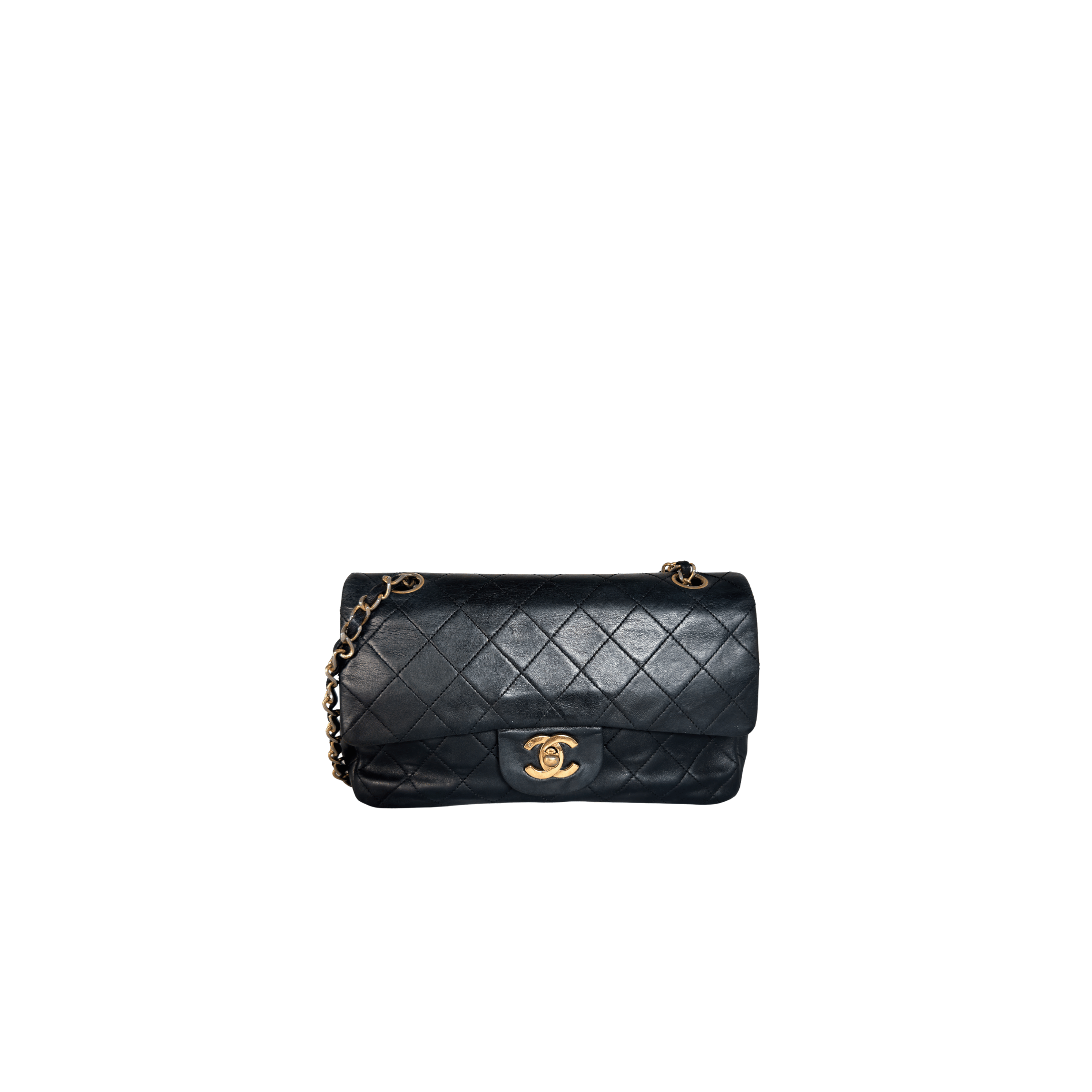 CHANEL - CLASSIQUE TIMELESS SMALL 23 - CUIR AGNEAU NOIR - QUINCAILLERIE DORÉE