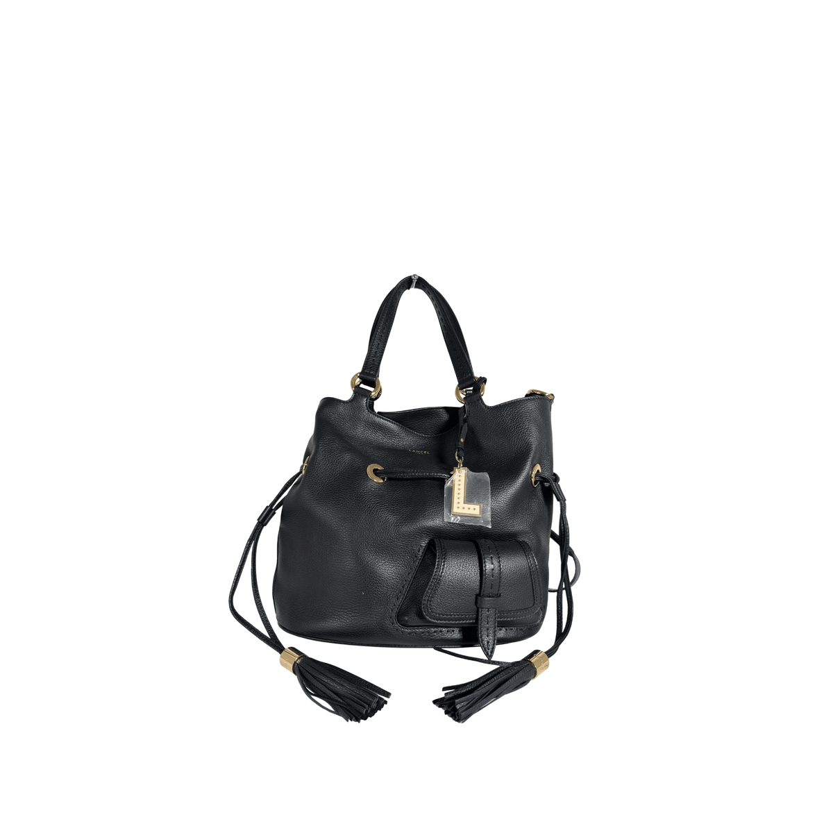 LANCEL - PREMIER FLIRT M - CUIR GRAINÉ NOIR - JAMAIS PORTE