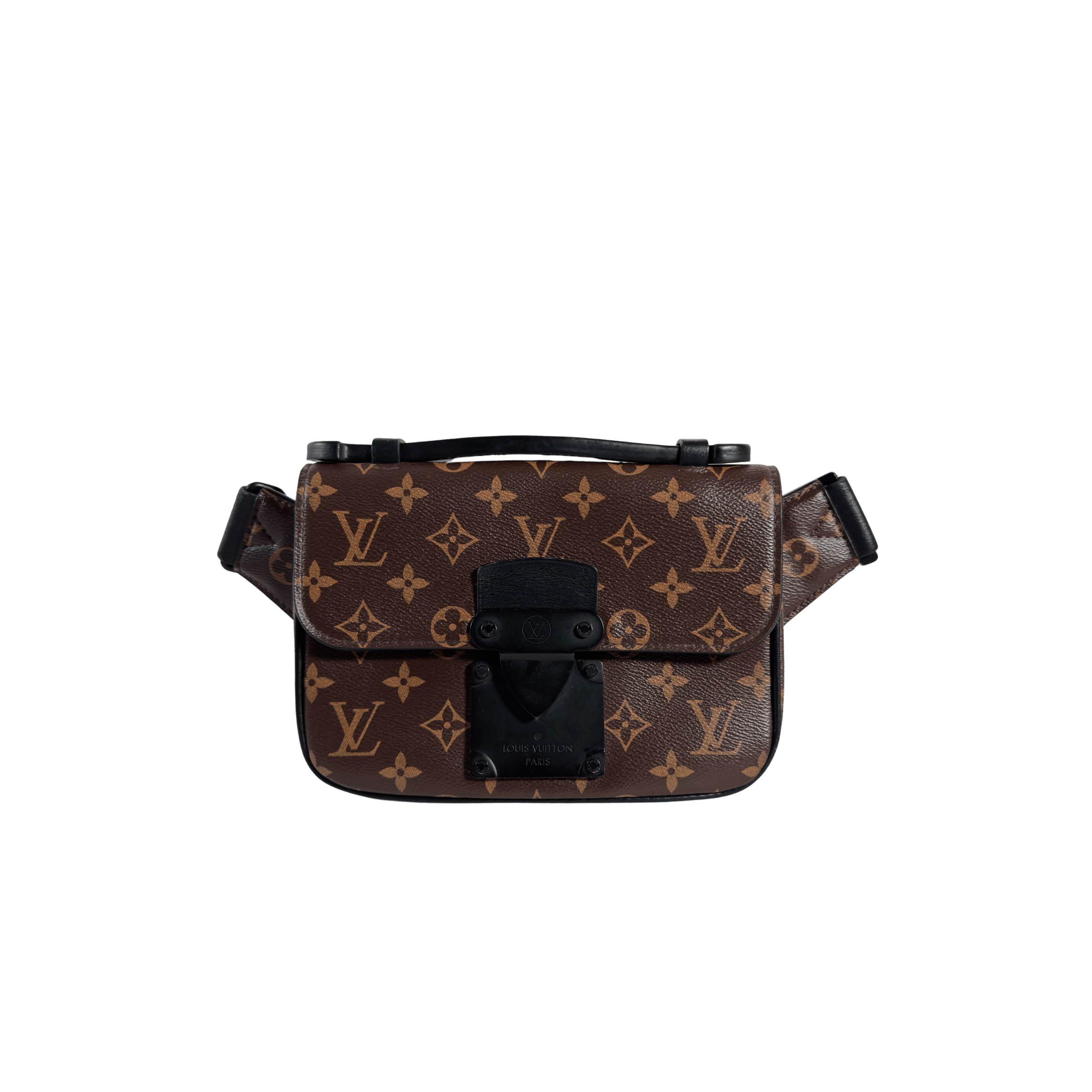 LOUIS VUITTON - S LOCK MESSENGER - TOILE MONOGRAM MACASSAR