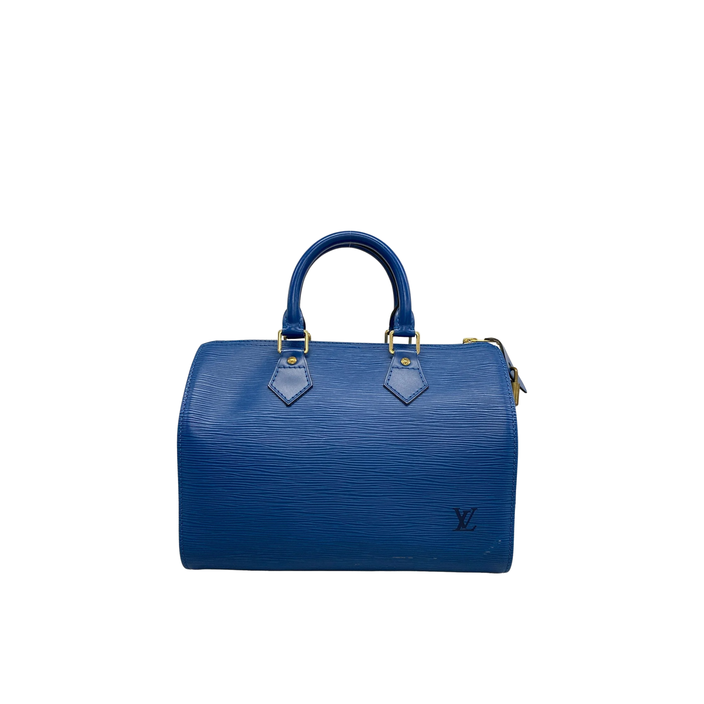 SAC LOUIS VUITTON SPEEDY 25 - CUIR ÉPI BLEU TOLEDO