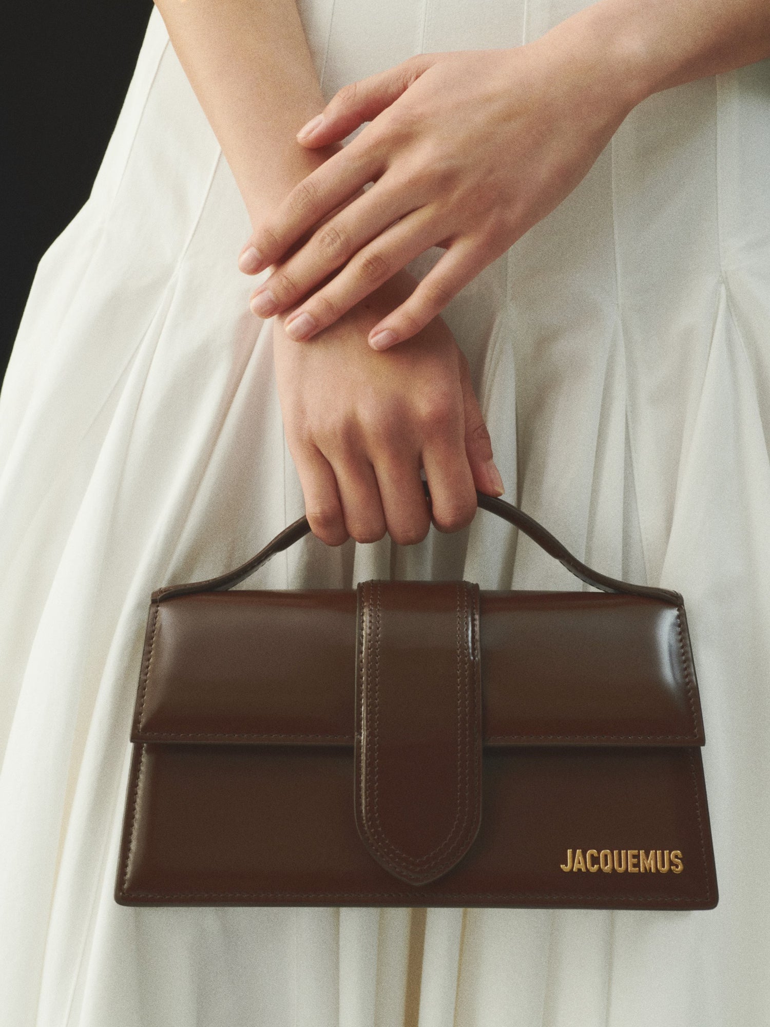 JACQUEMUS - Le Grand Bambino marron