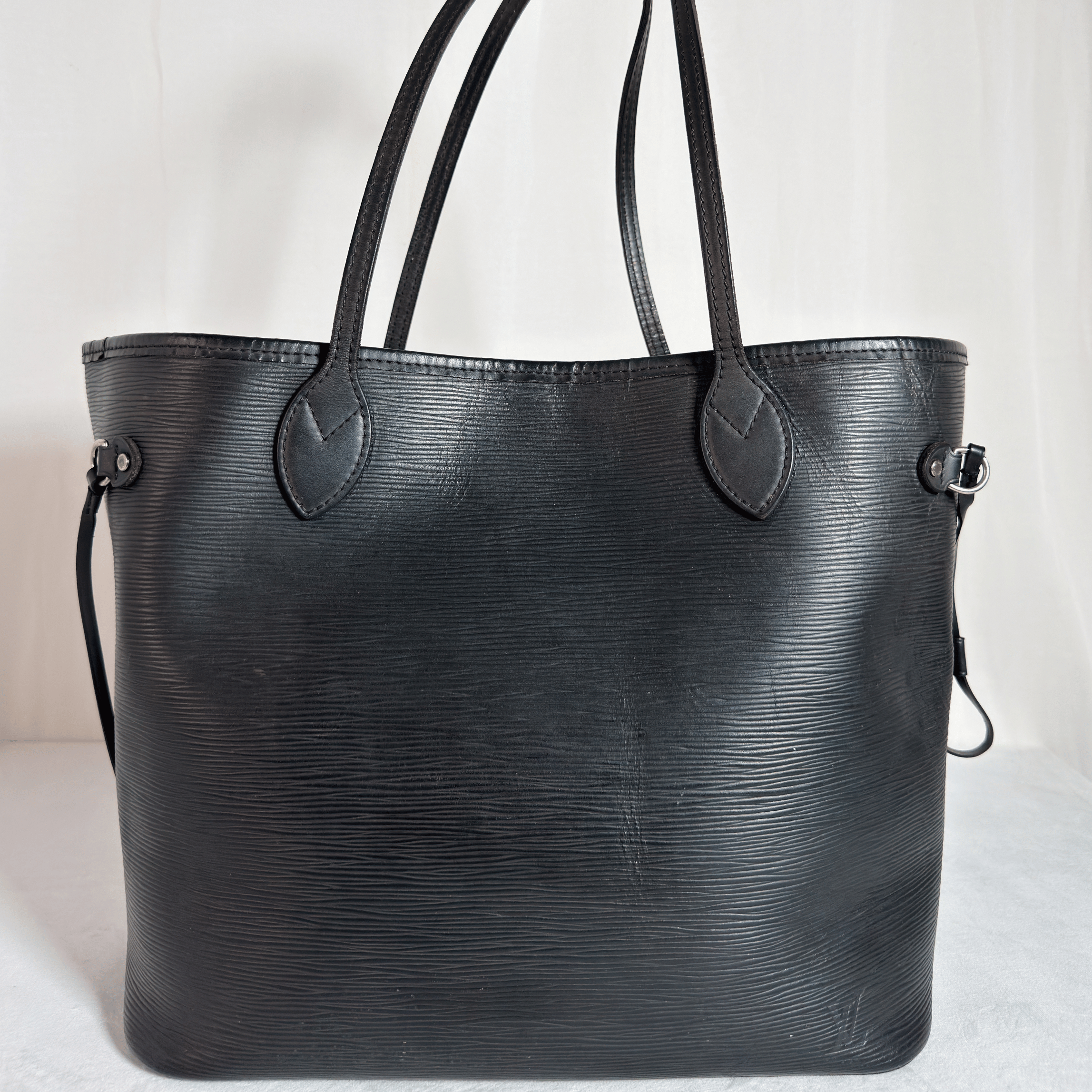 LOUIS VUITTON - NEVERFULL MM - CUIR EPI NOIR
