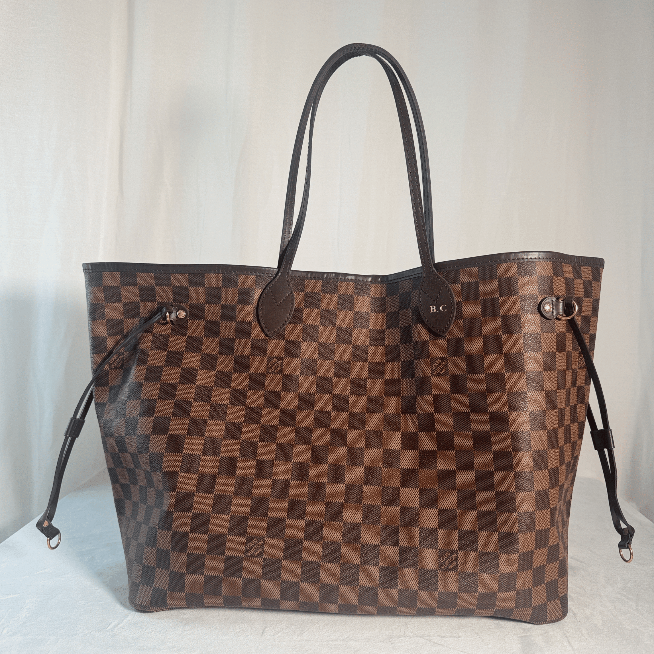 SAC LOUIS VUITTON NEVERFULL GM DAMIER EBENE - La Belle Boutique