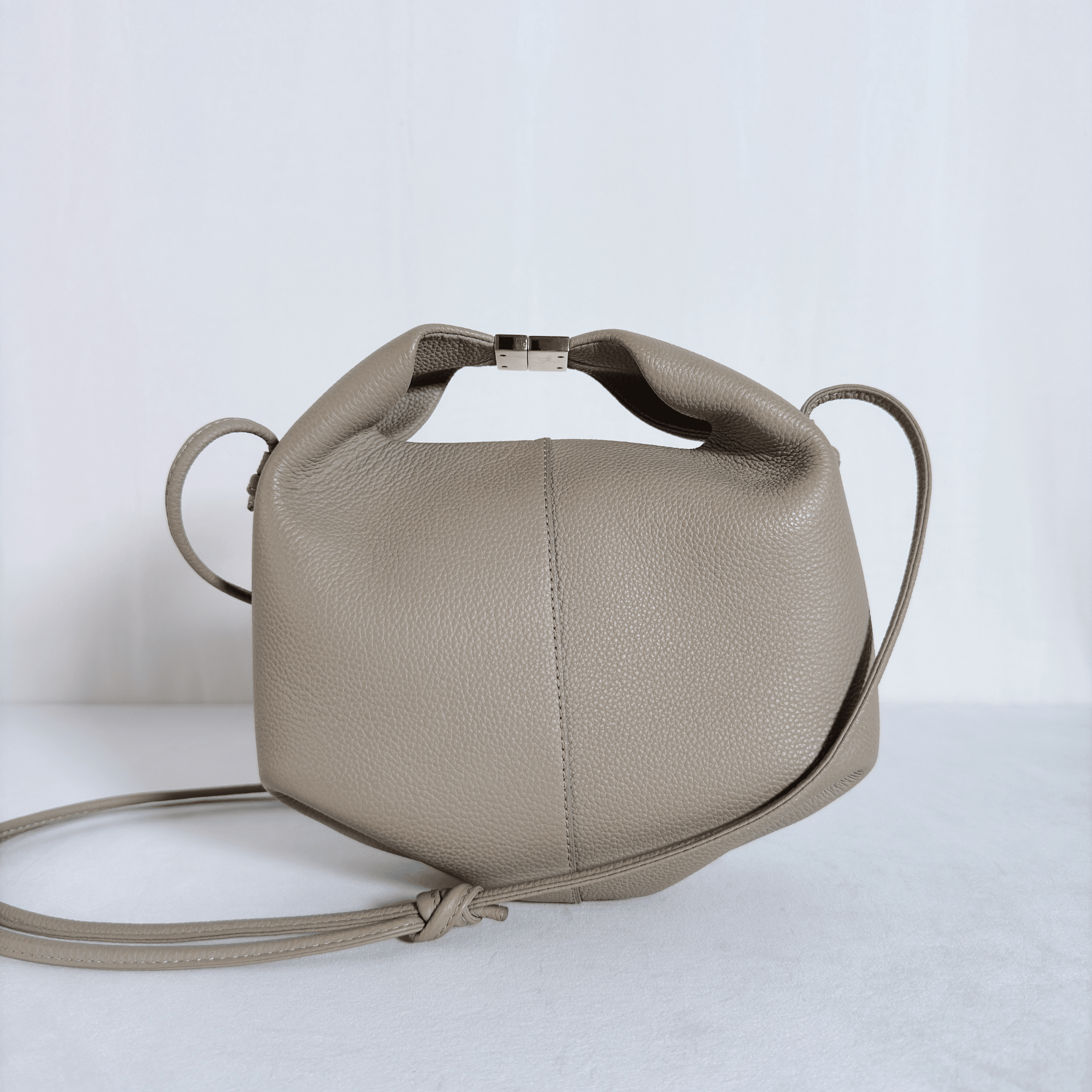 POLENE - BERI - CUIR GRAINE TAUPE - La Belle Boutique