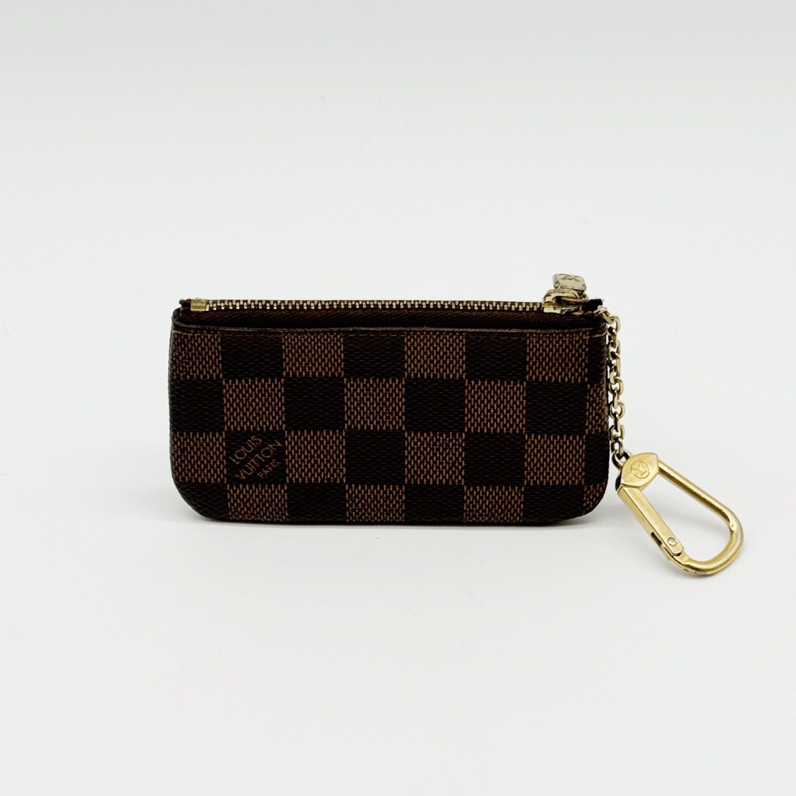 Louis Vuitton Pochette Clés Damier Ébène très bon état authentifiée - La Belle Boutique