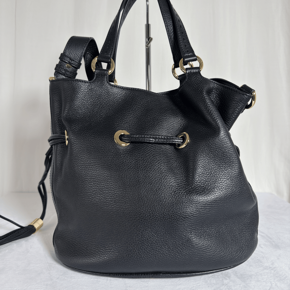 LANCEL - PREMIER FLIRT M - CUIR GRAINÉ NOIR - JAMAIS PORTE
