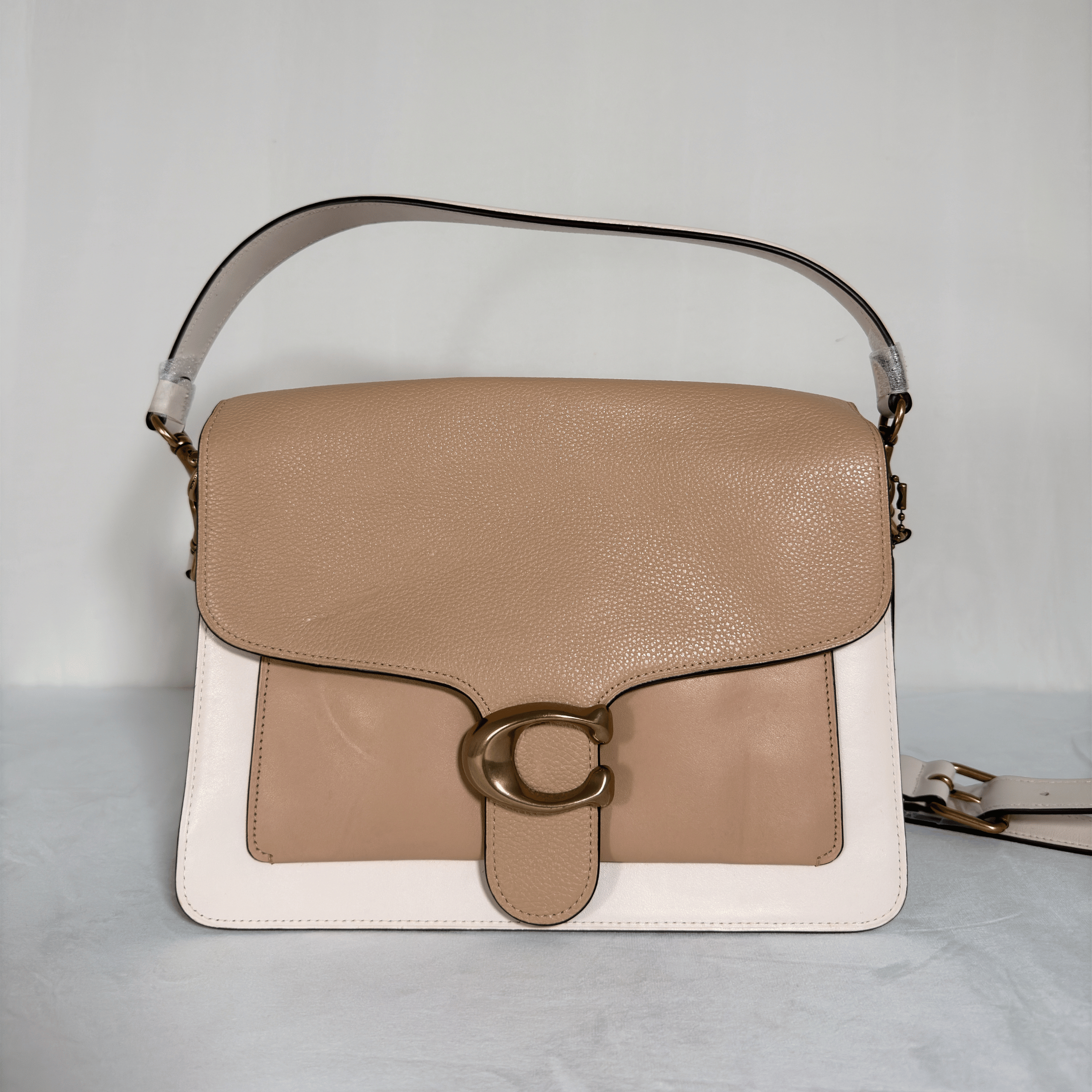 COACH - SAC TABBY - CUIR COLORBLOCK MIX MATIÈRES