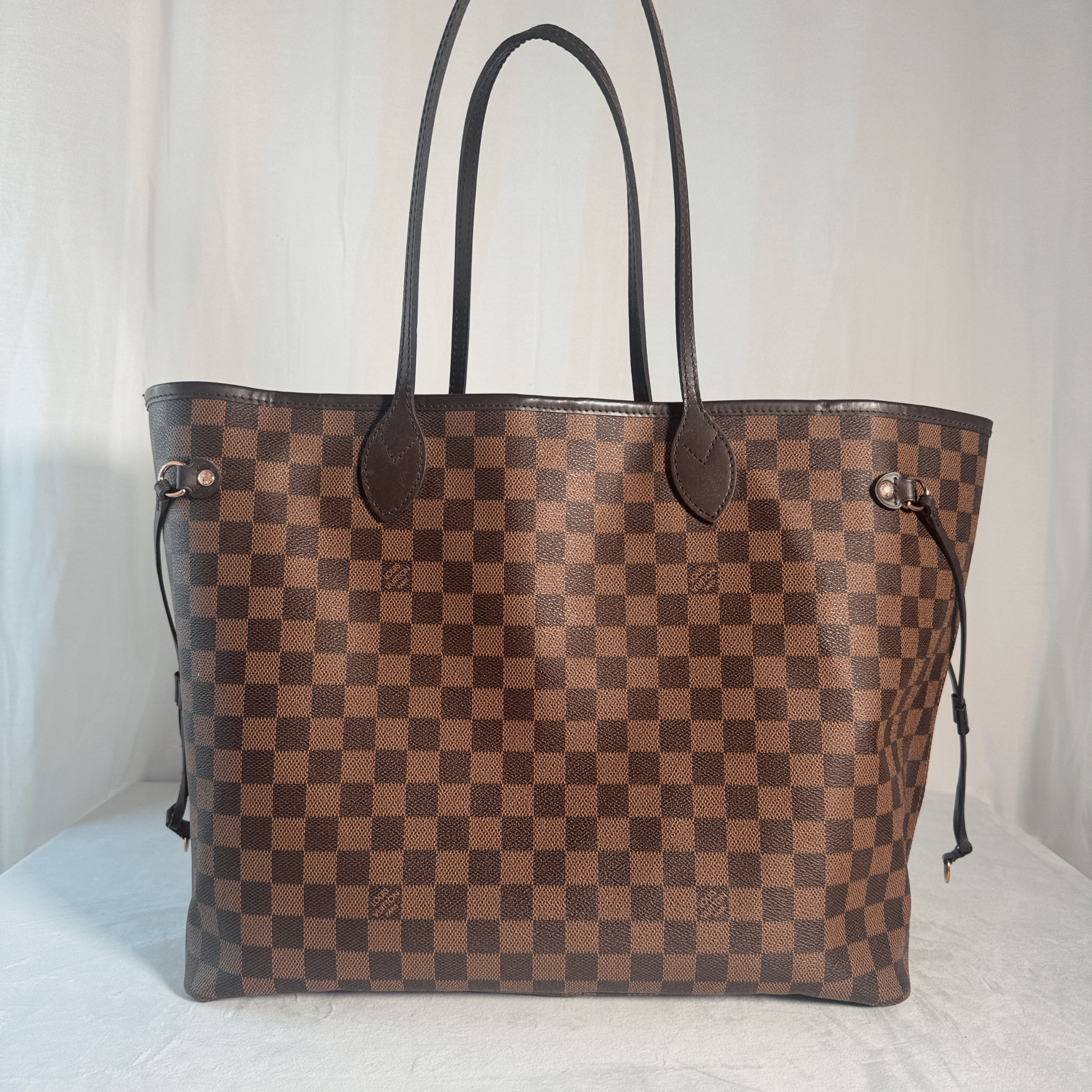 SAC LOUIS VUITTON NEVERFULL GM DAMIER EBENE - La Belle Boutique