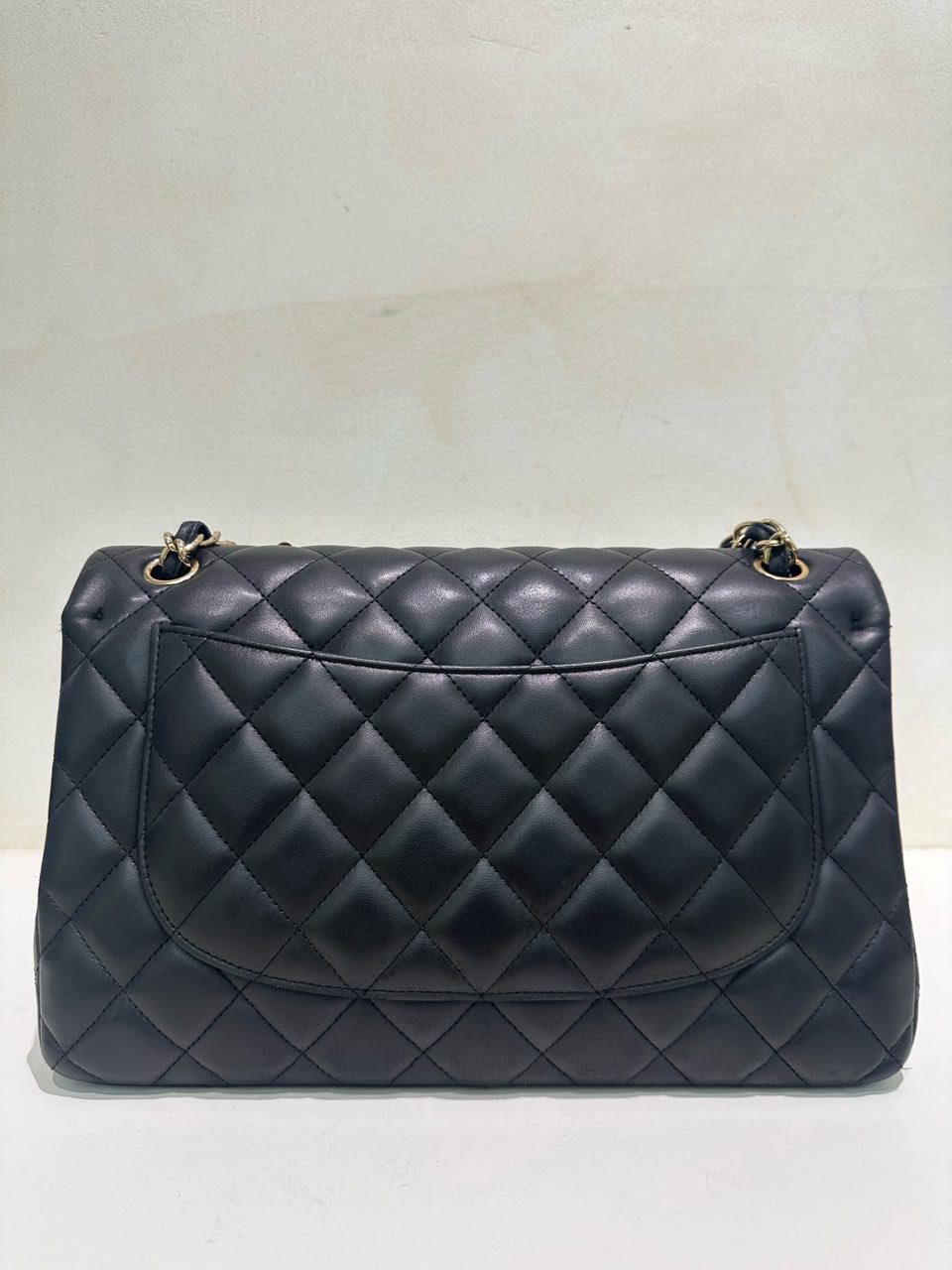 CHANEL JUMBO CLASSIC DOUBLE FLAP - CUIR AGNEAU NOIR
