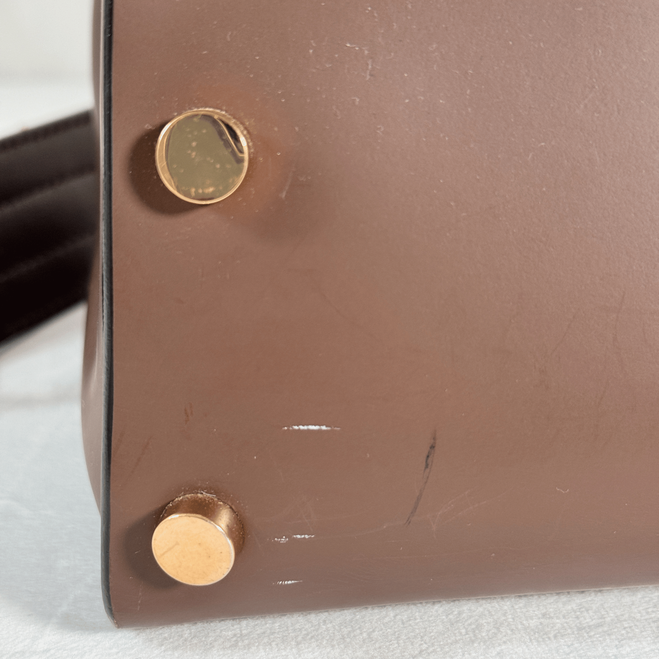 SAC BANDOULIERE JIMMY CHOO - CUIR LISSE MARRON