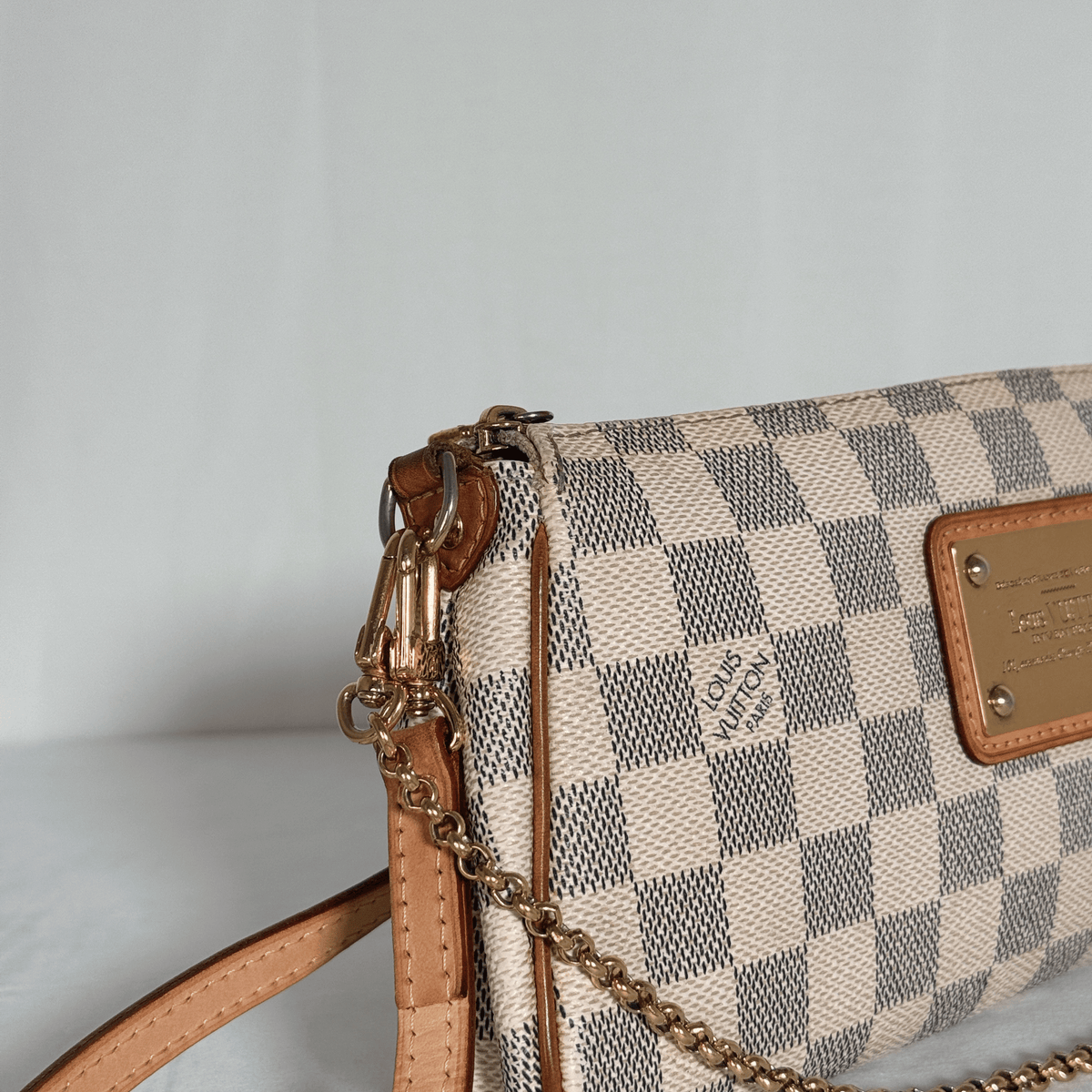 LOUIS VUITTON - POCHETTE EVA - TOILE DAMIER AZUR