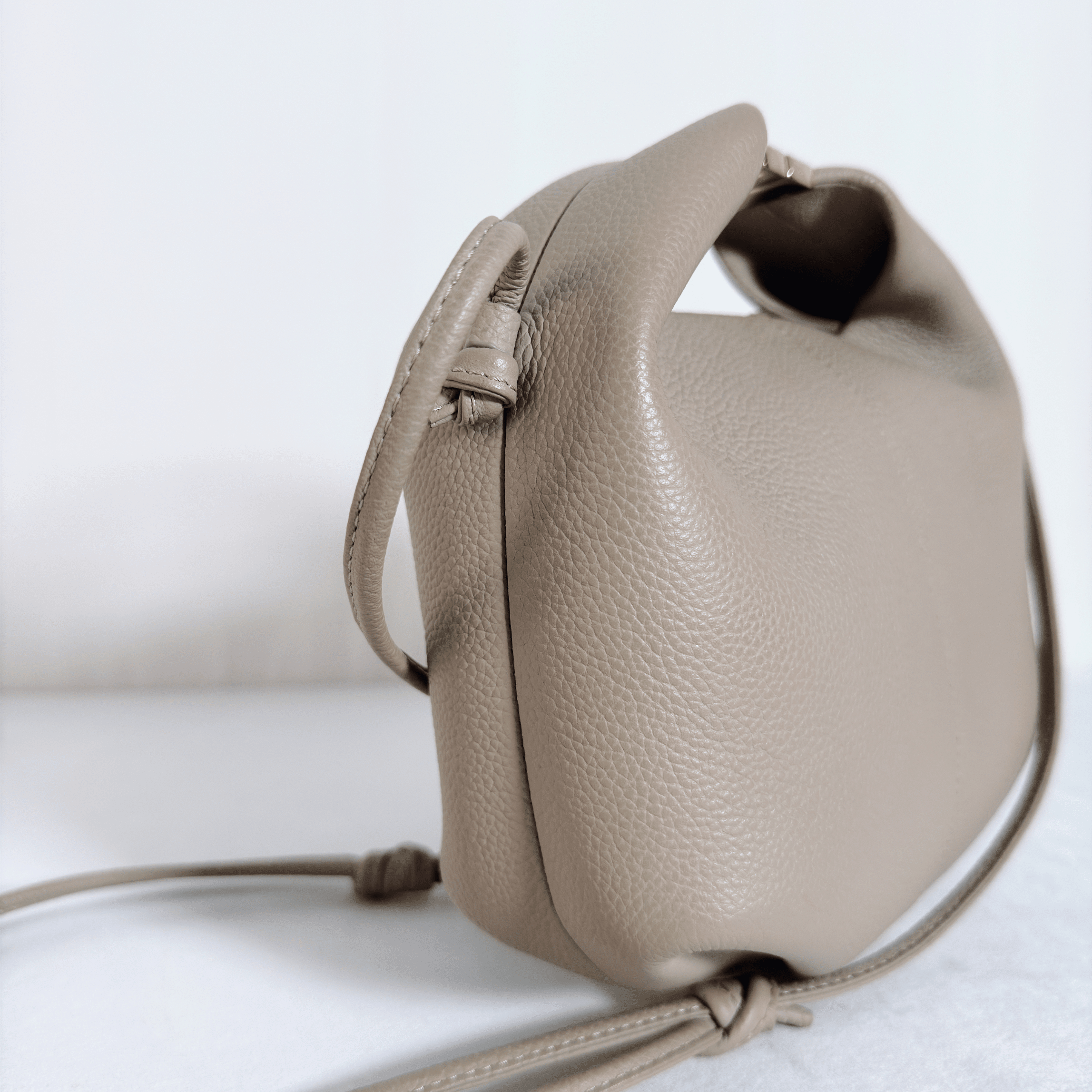 POLENE - BERI - CUIR GRAINE TAUPE - La Belle Boutique
