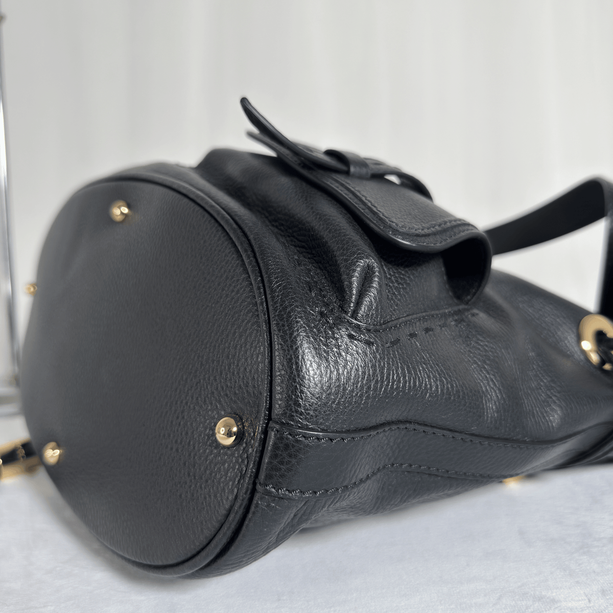 LANCEL - PREMIER FLIRT M - CUIR GRAINÉ NOIR - JAMAIS PORTE