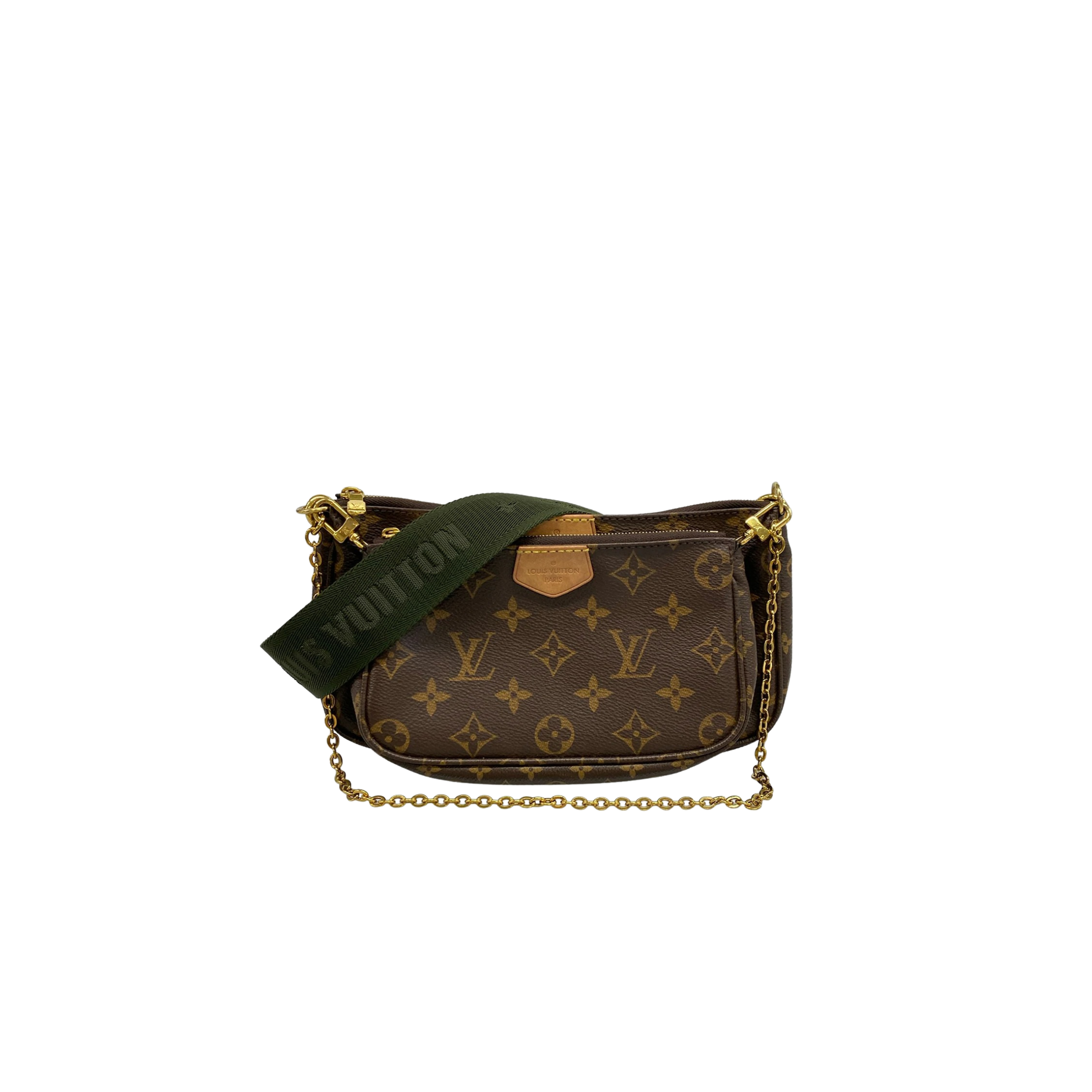 SAC LOUIS VUITTON MULTI POCHETTE ACCESSOIRES - TOILE MONOGRAM KAKI