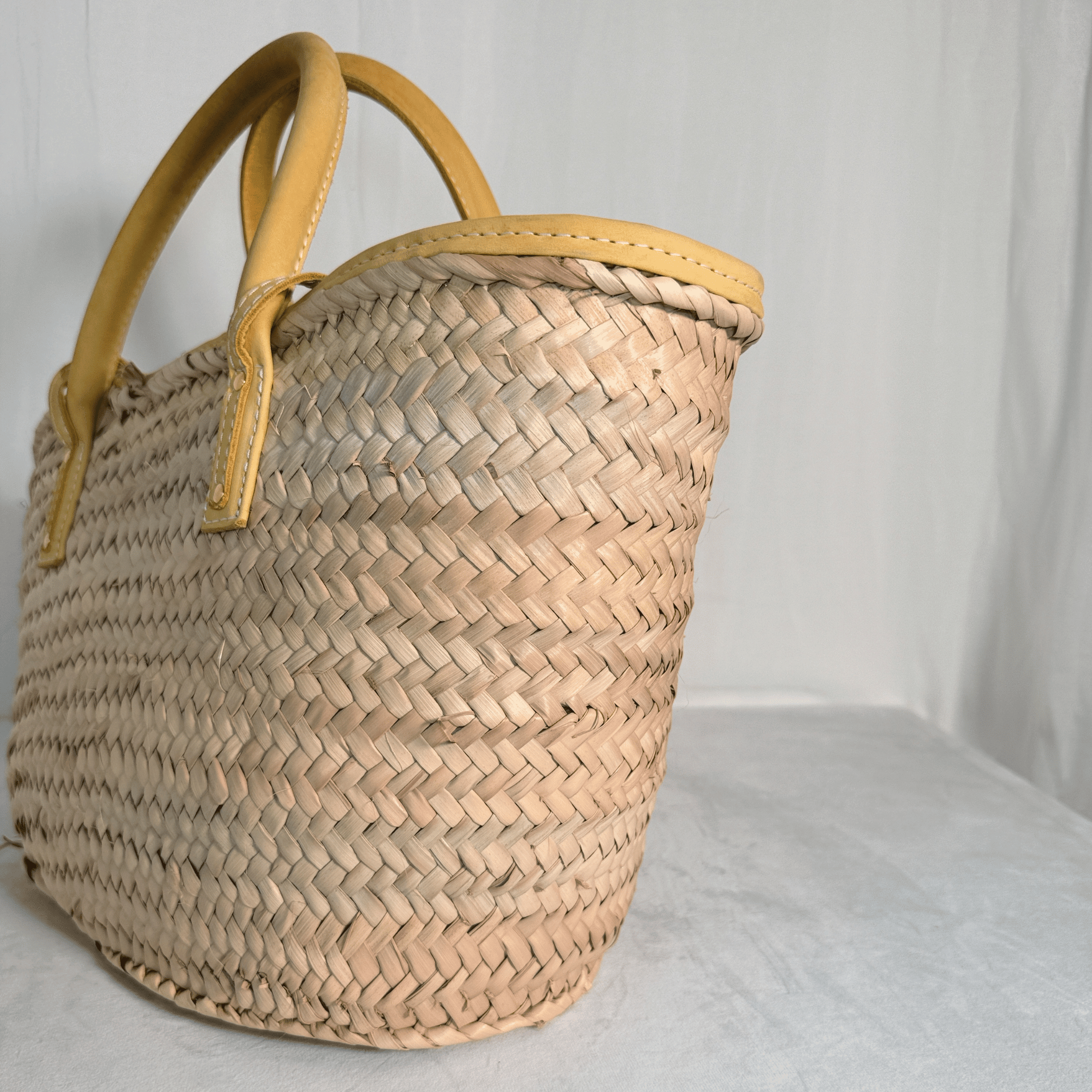 PANIER JACQUEMUS LE SOLI – PAILLE ET CUIR - La Belle Boutique