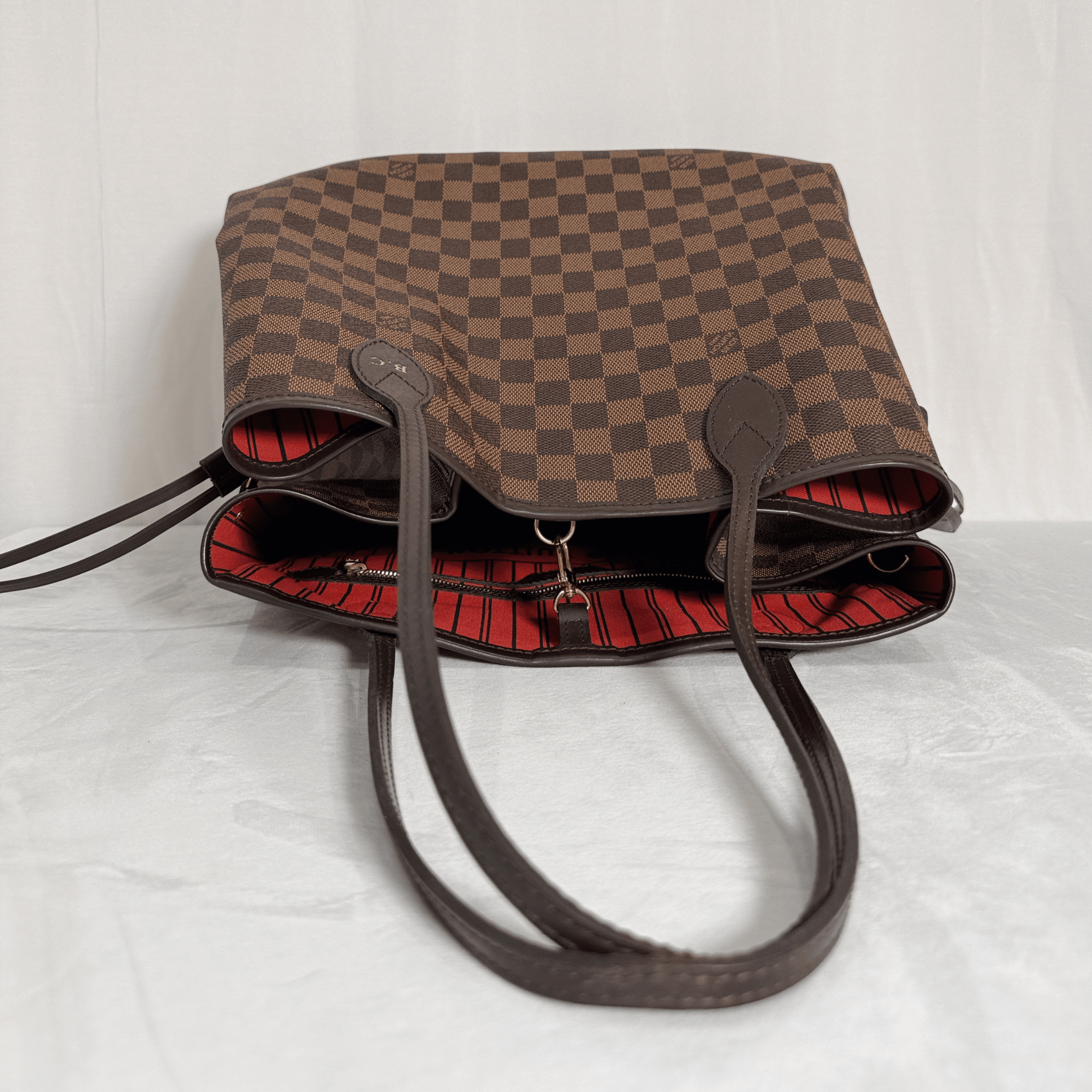 SAC LOUIS VUITTON NEVERFULL GM DAMIER EBENE - La Belle Boutique