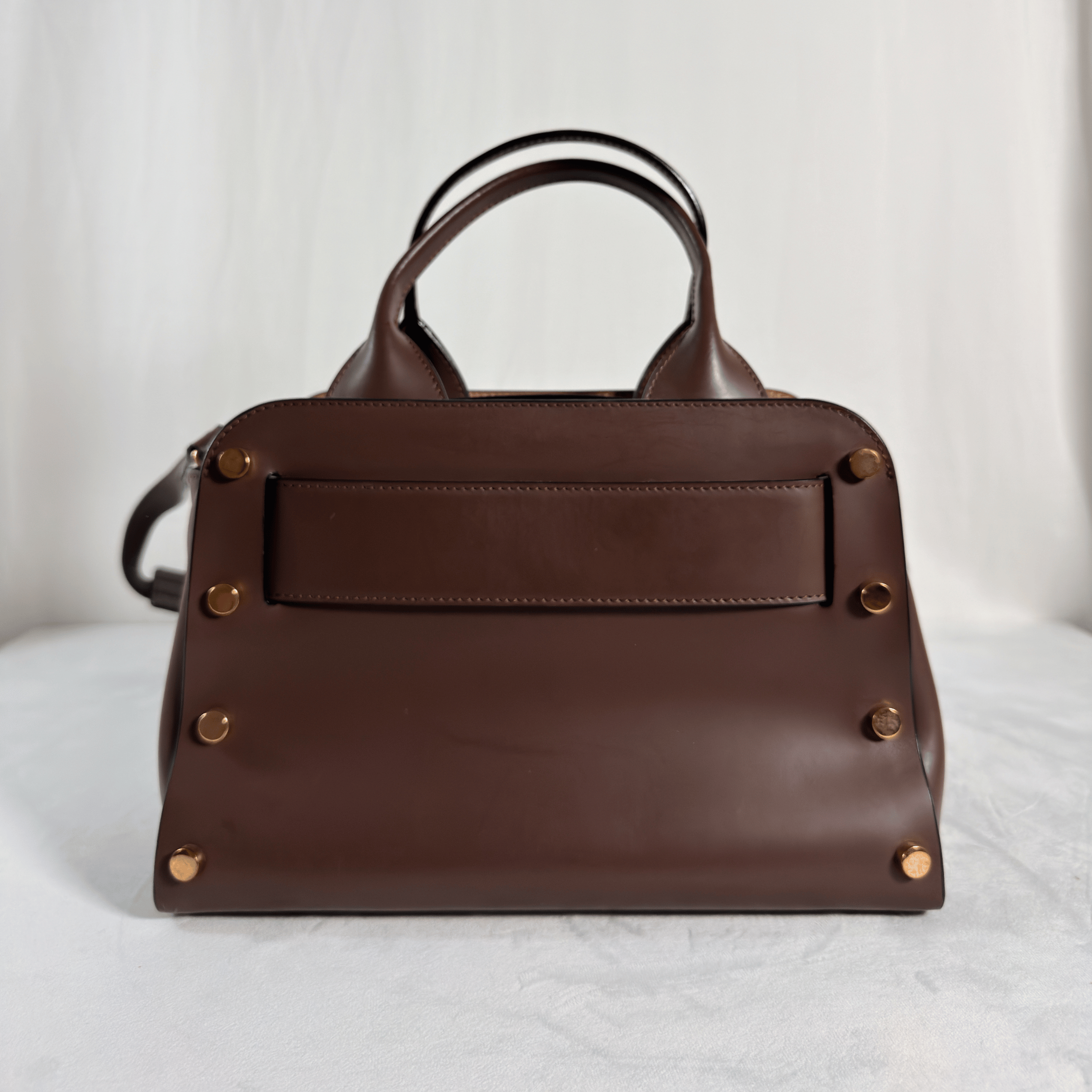 SAC BANDOULIERE JIMMY CHOO - CUIR LISSE MARRON