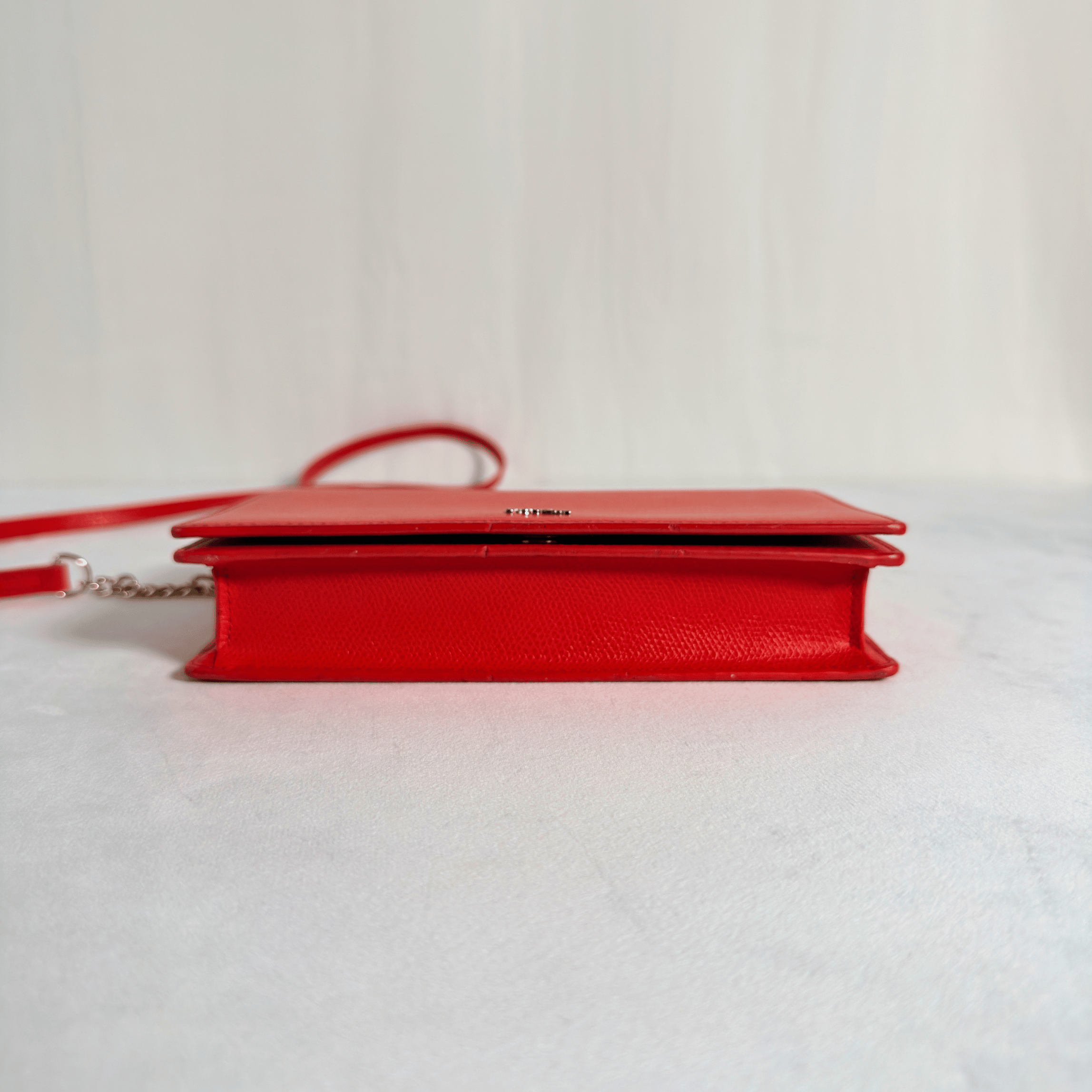 FURLA - MINI BAG - CUIR GRAINE ROUGE