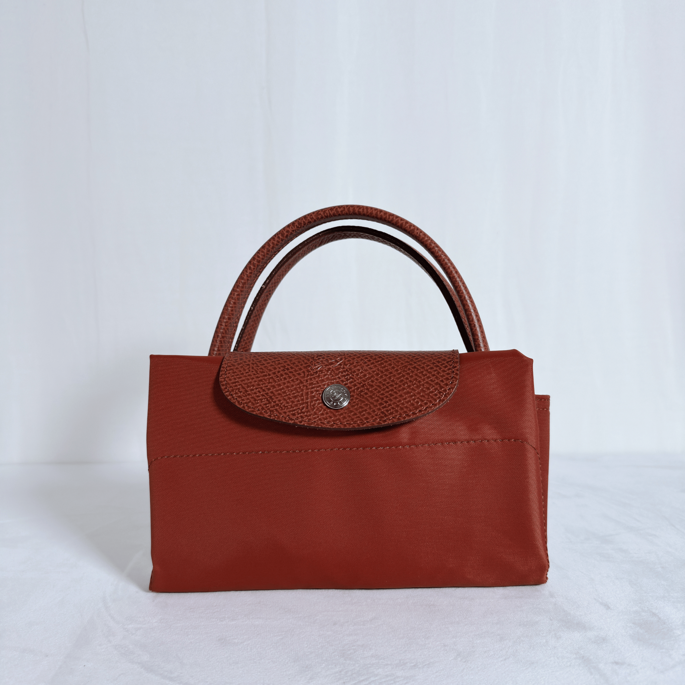 SAC CABAS LONGCHAMP LE PLIAGE ORIGINAL - TOILE TERRACOTTA / FORMAT VERTICAL