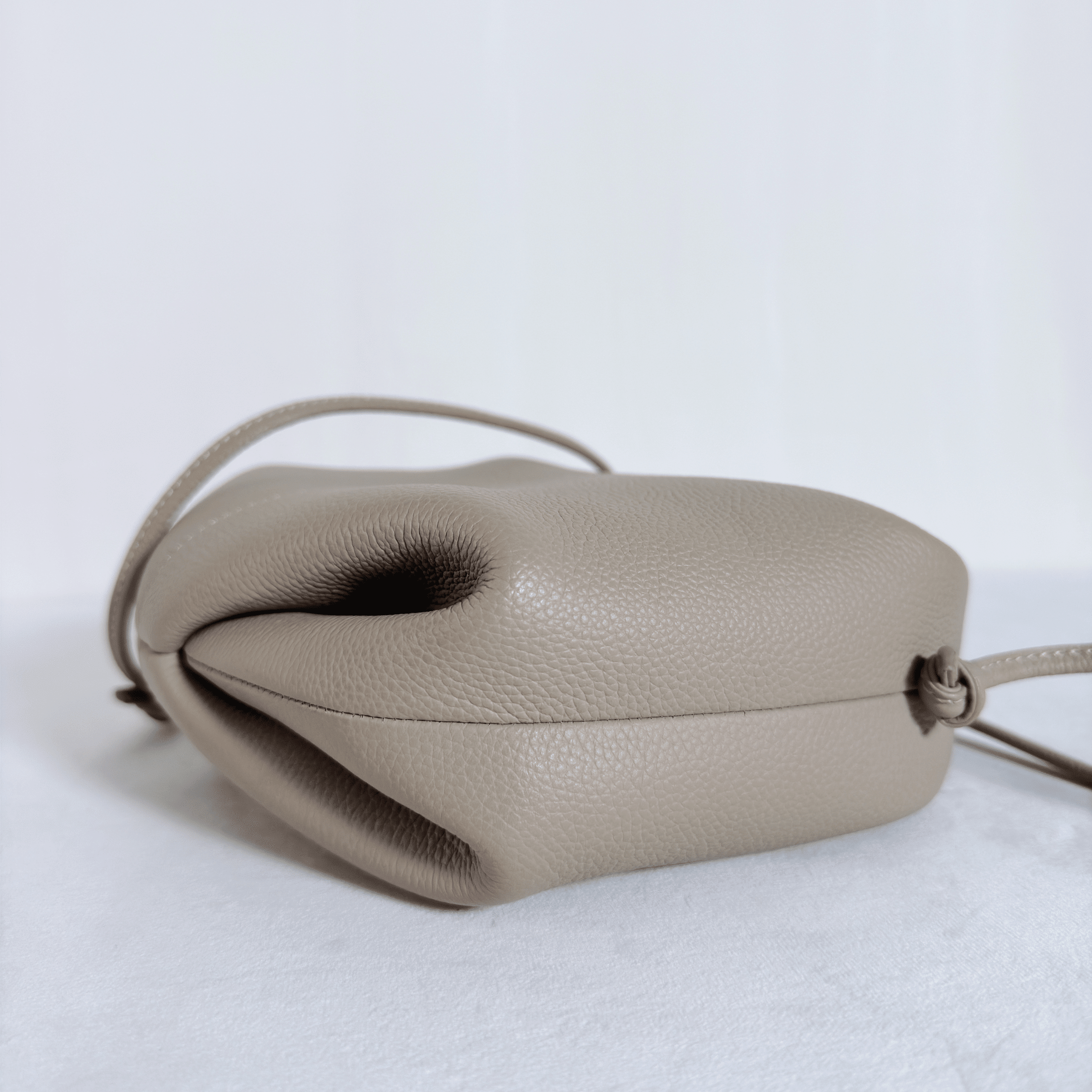 POLENE - BERI - CUIR GRAINE TAUPE - La Belle Boutique