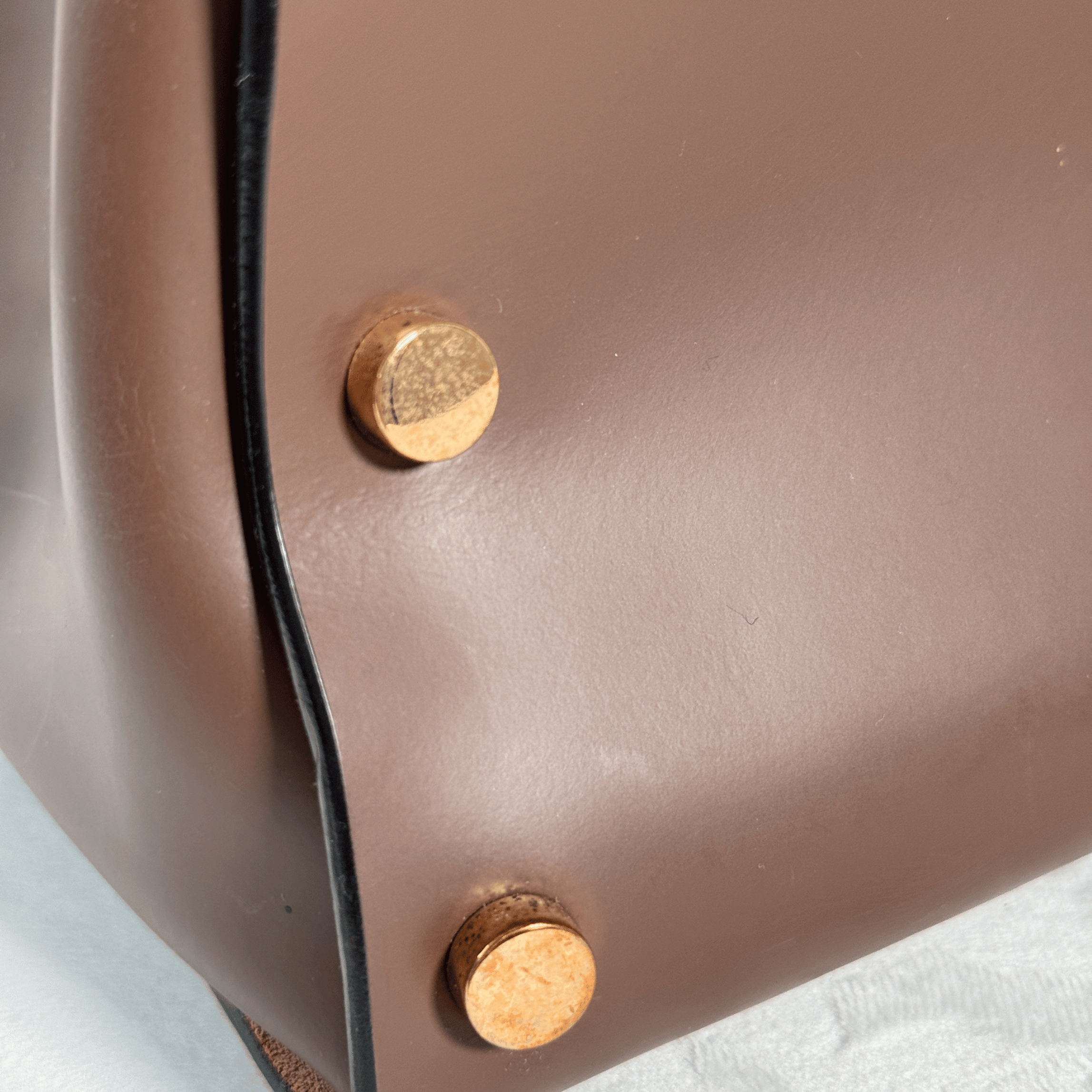 SAC BANDOULIERE JIMMY CHOO - CUIR LISSE MARRON