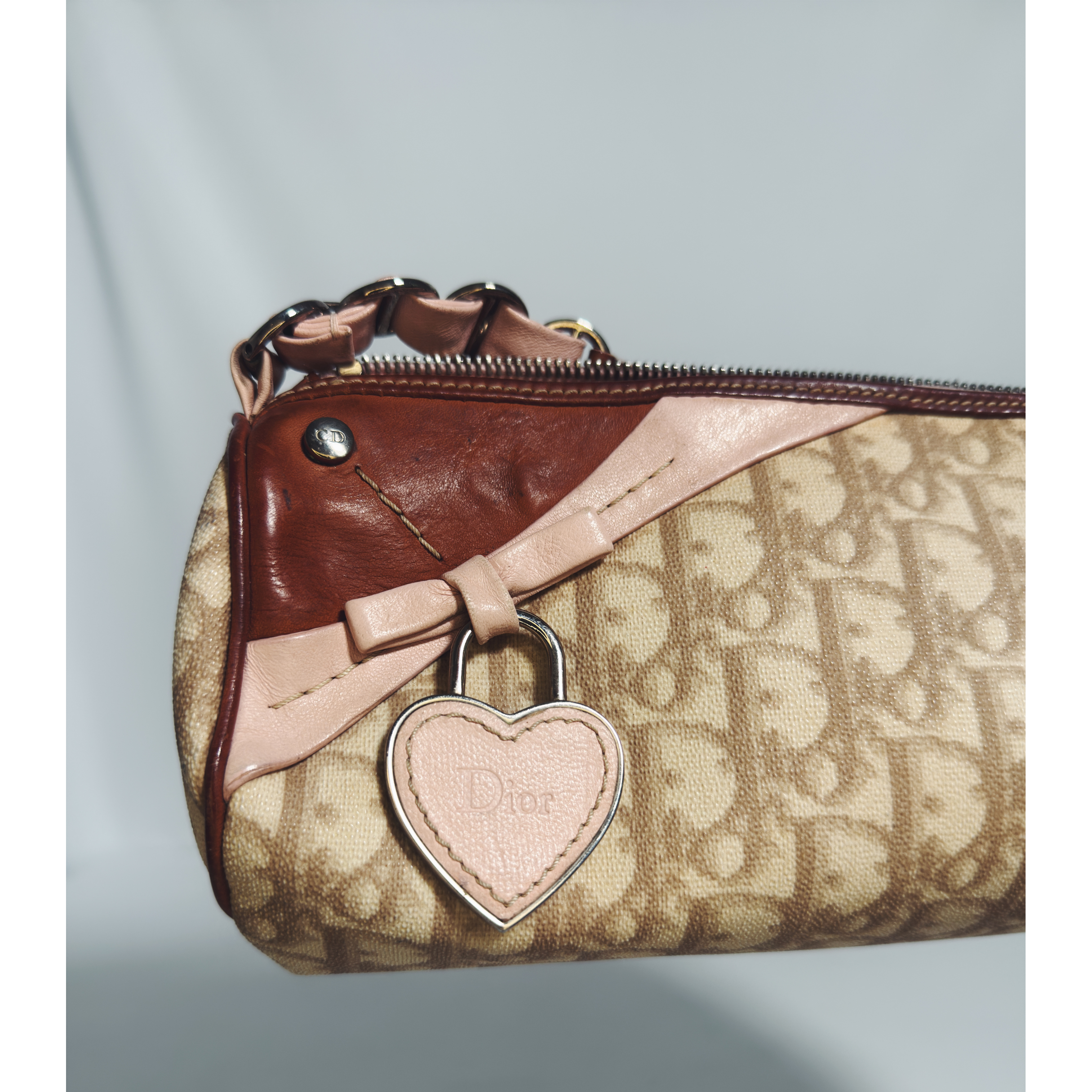 Sac à main Bowling Dior  Heart Charm Trotter vintage