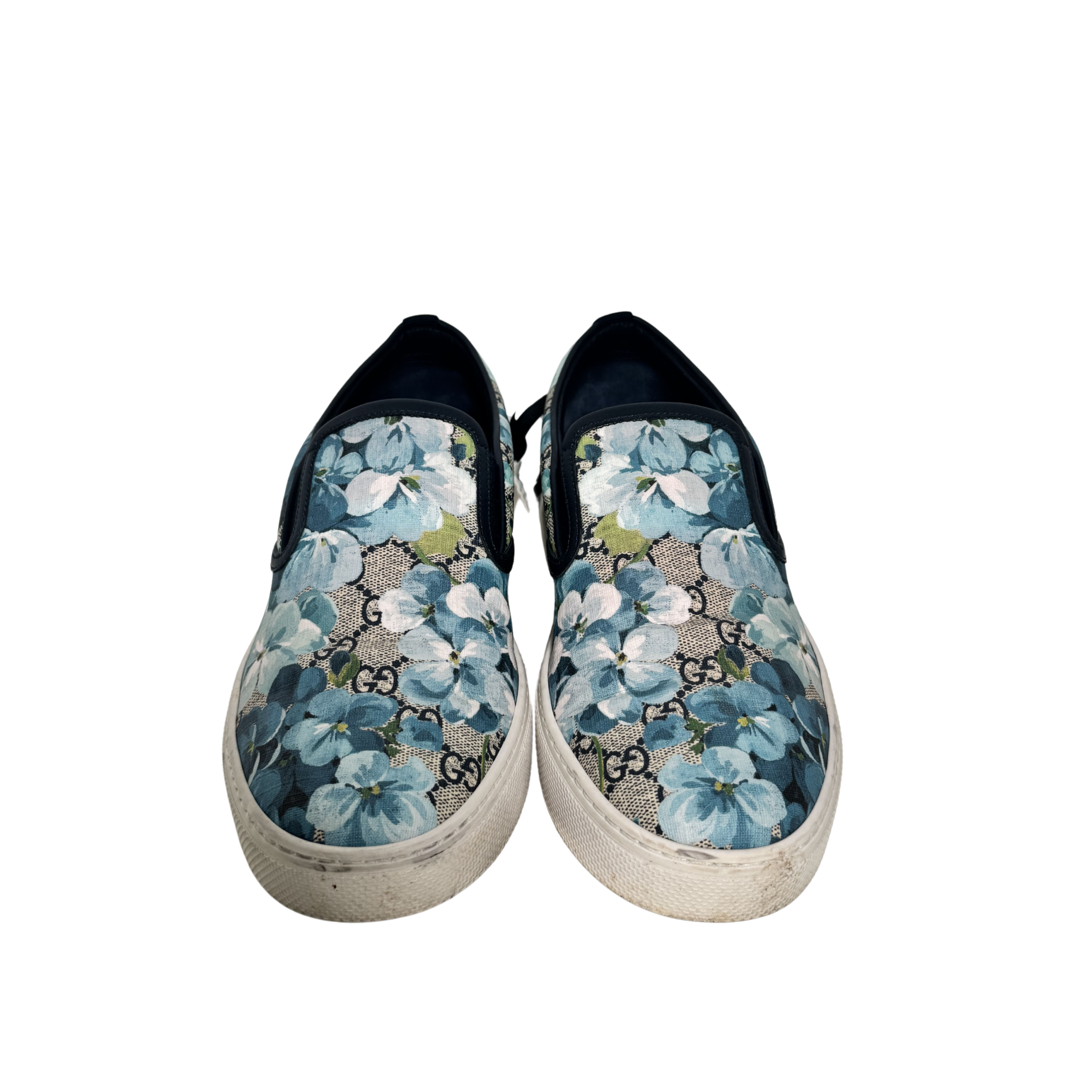 Sneakers Gucci GG Supreme Bloom Bleu – Slip-On Floral