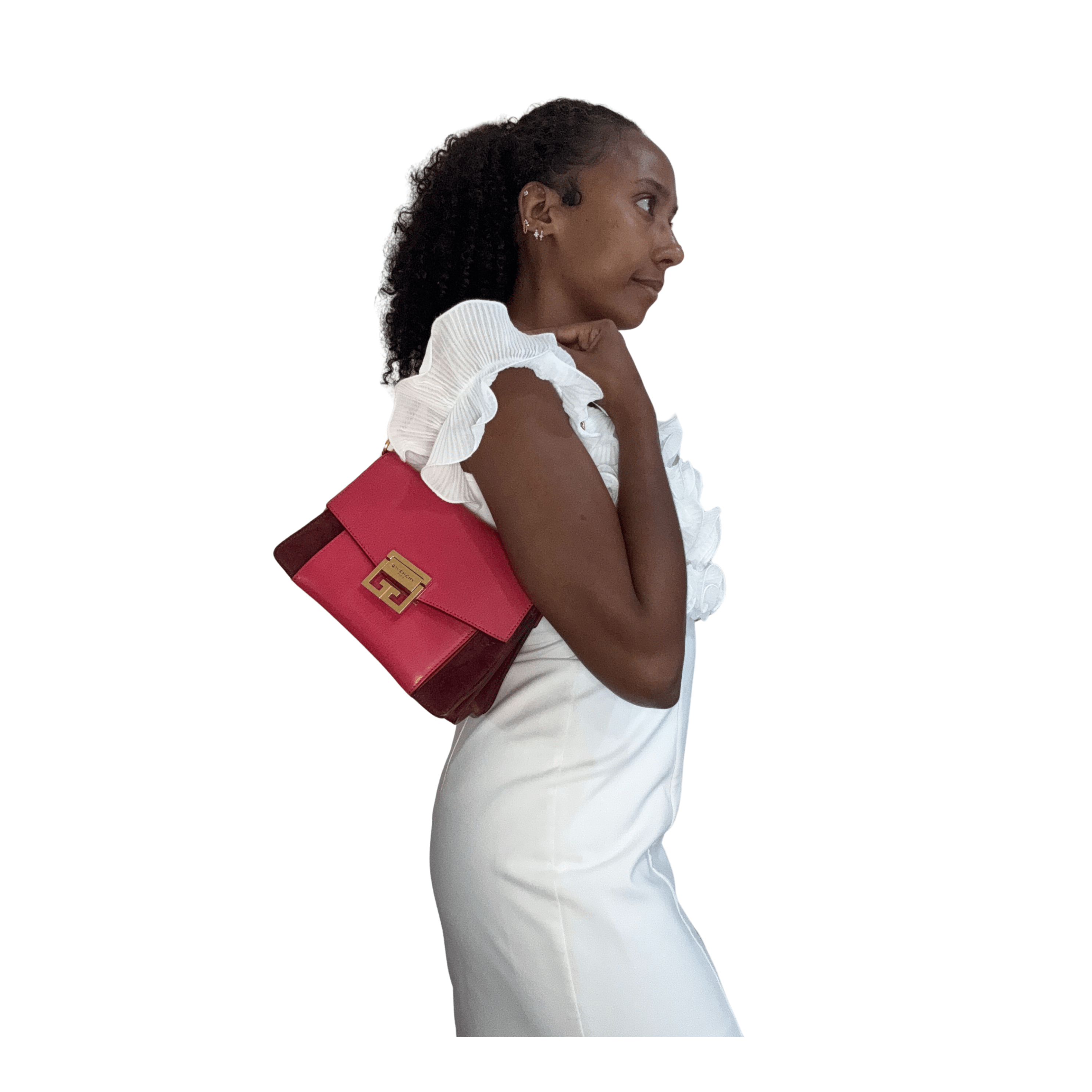 Sac Givenchy GV3 cuir rouge