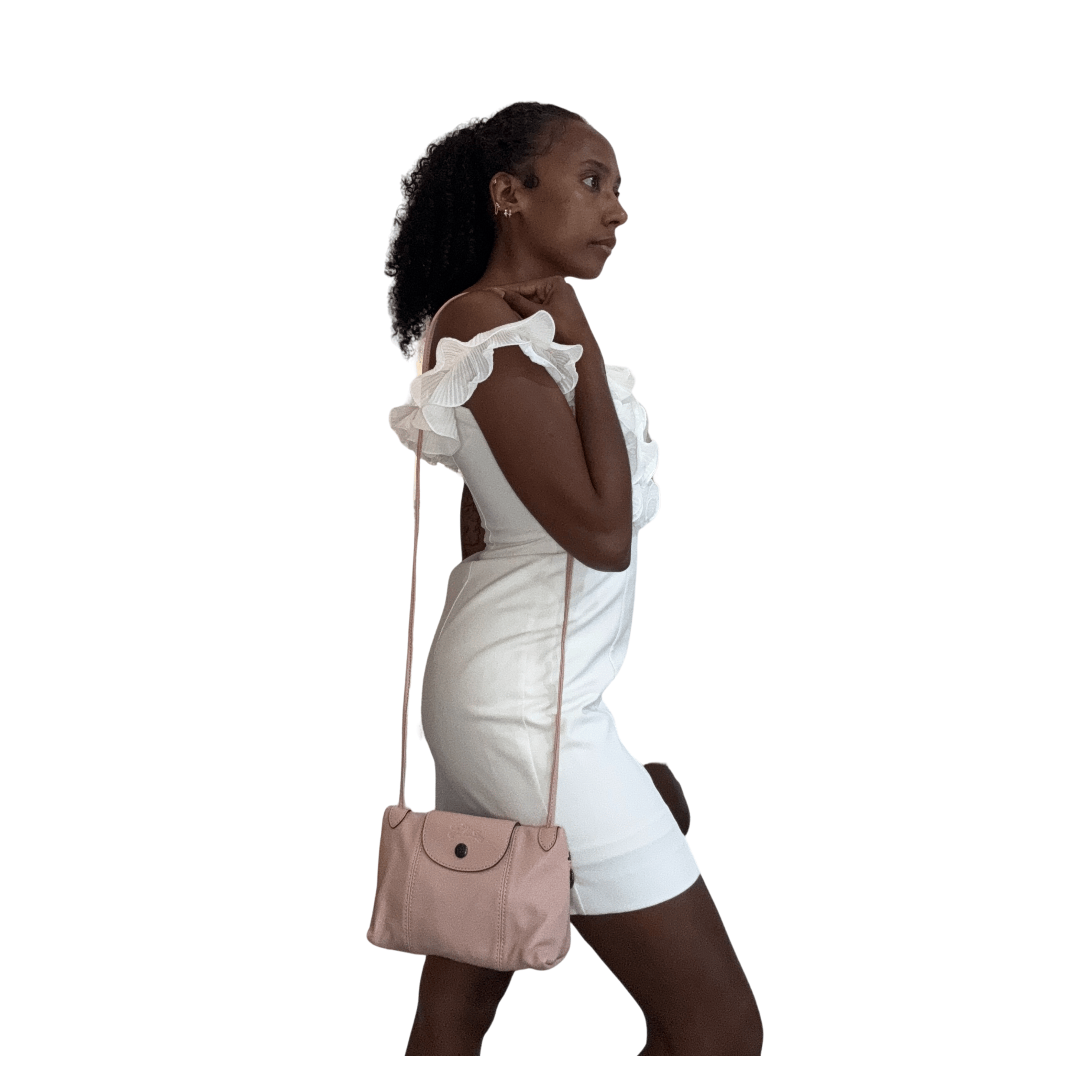 Sac bandoulière Le Pliage Cuir Longchamp
