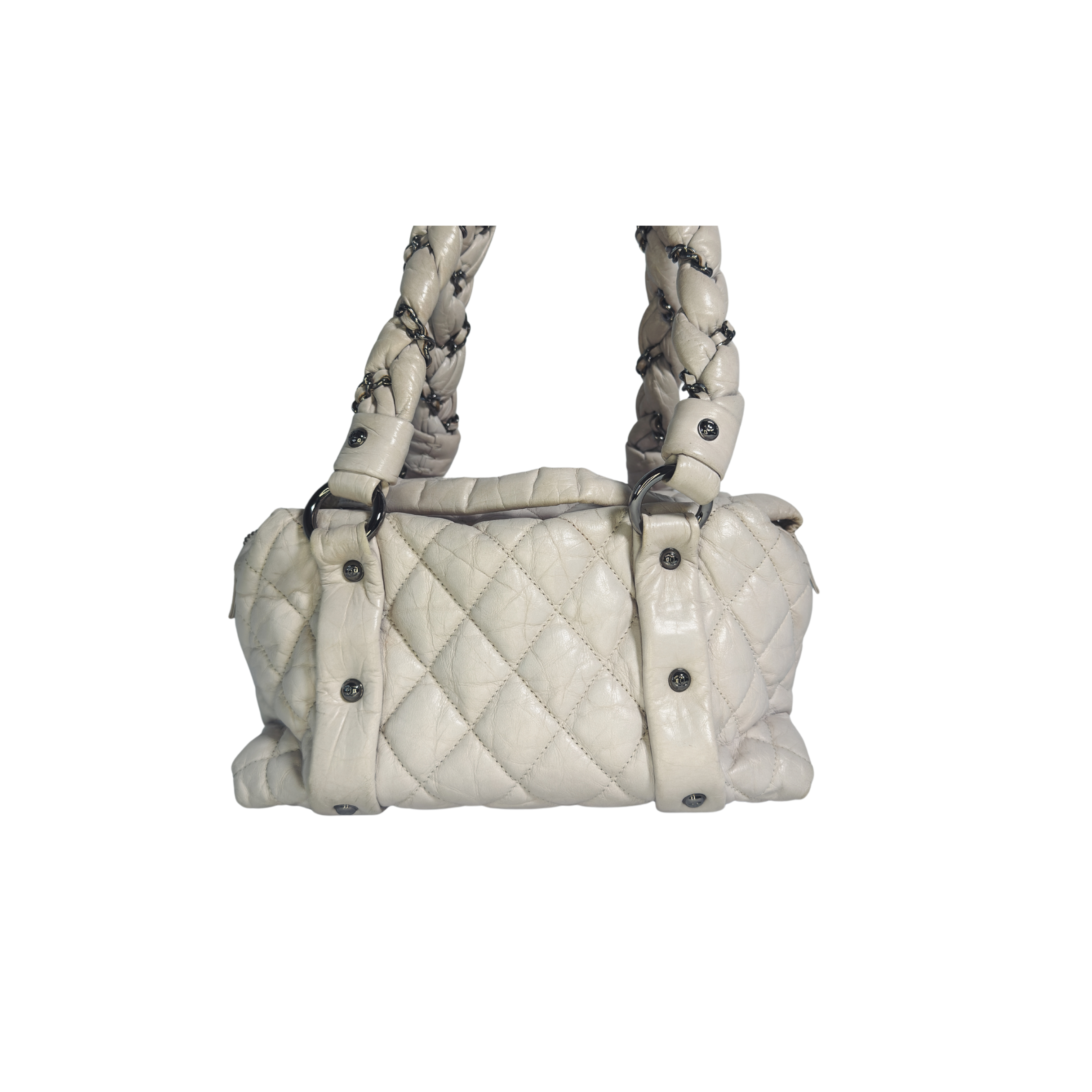 Chanel Lady Braid Bowler | Cuir d’Agneau Veilli Matelassé