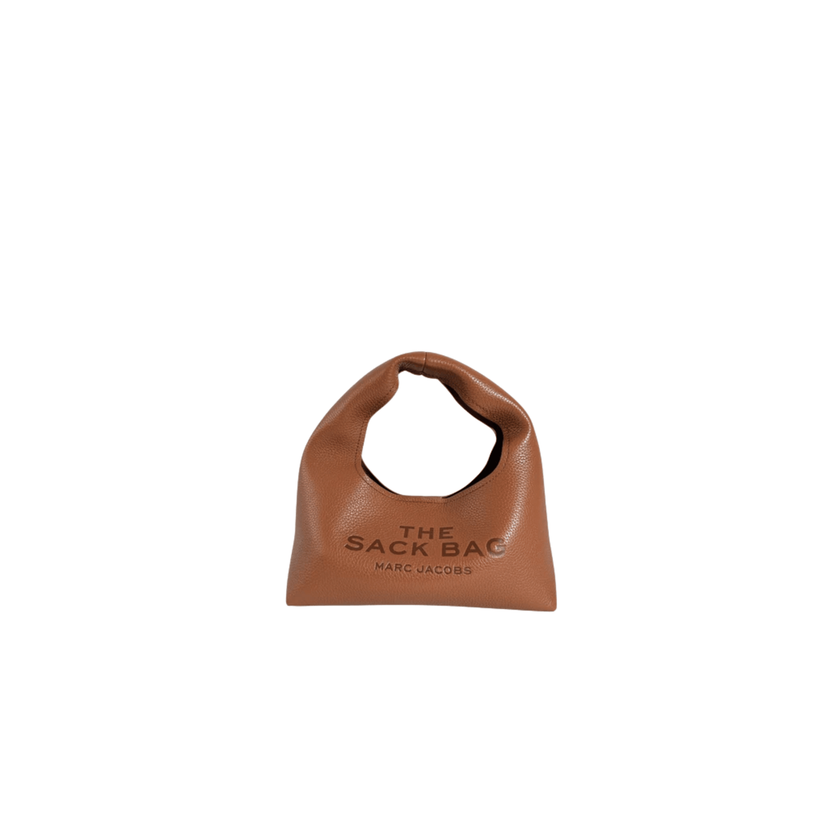 SAC MARC JACOBS THE MINI SACK BAG - CUIR GRAINE CAMEL