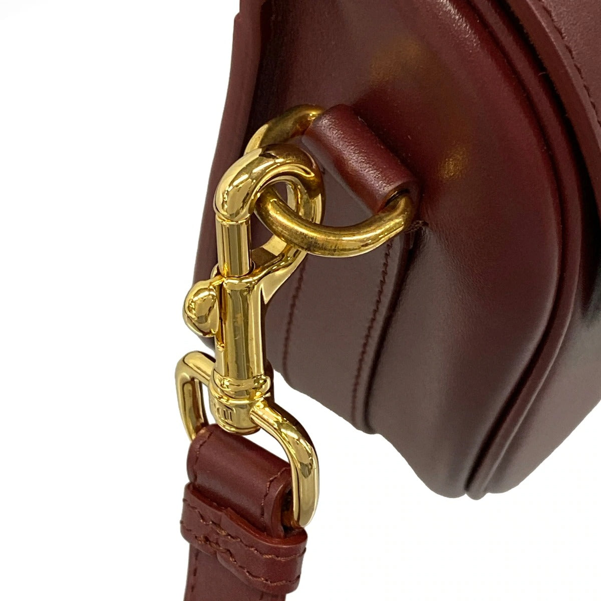 DIOR - BOBBY MEDIUM - CUIR BOX CALF BORDEAUX