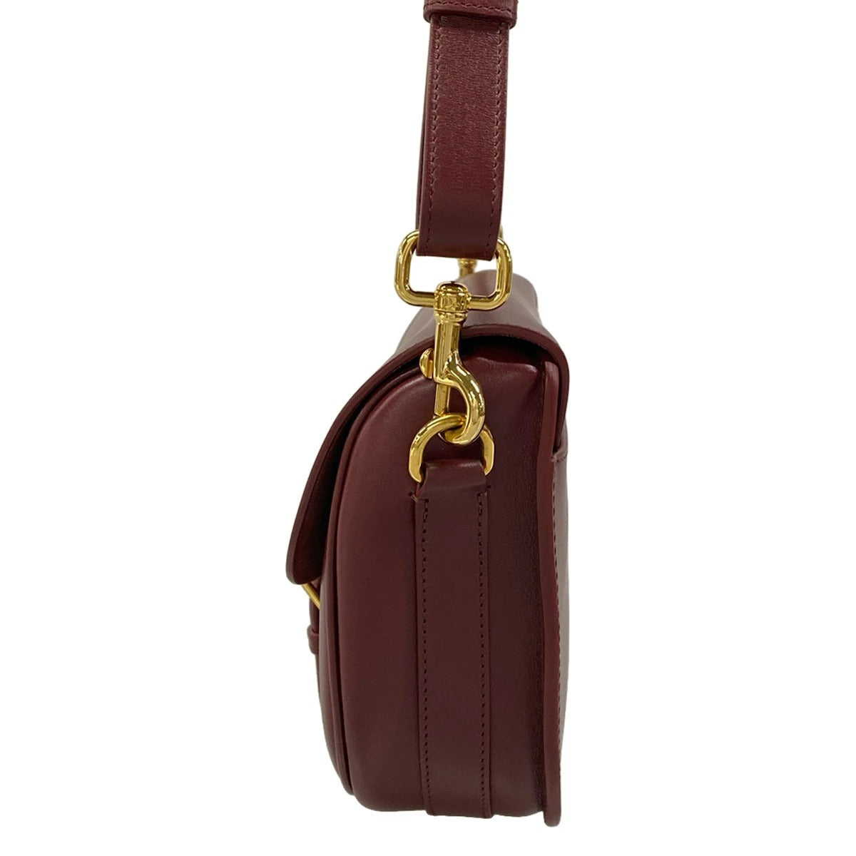 DIOR - BOBBY MEDIUM - CUIR BOX CALF BORDEAUX