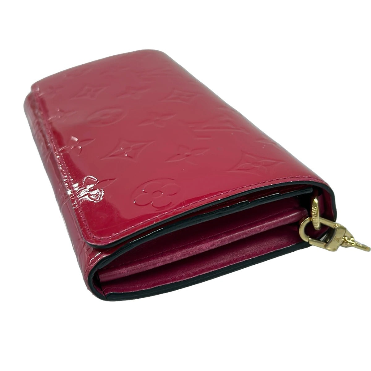 LOUIS VUITTON - Wallet on chain Sarah  Monogram Vernis M90087 Rose Indian