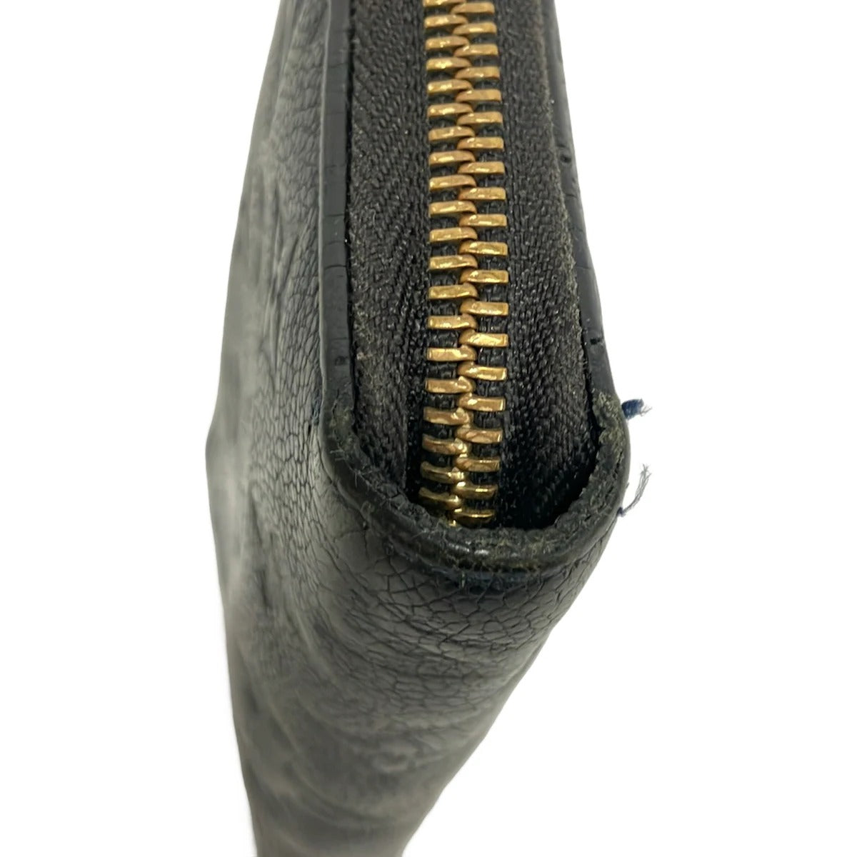 LOUIS VUITTON - PORTEFEUILLE  ZIPPY - CUIR MONOGRAM EMPREINTE NOIR