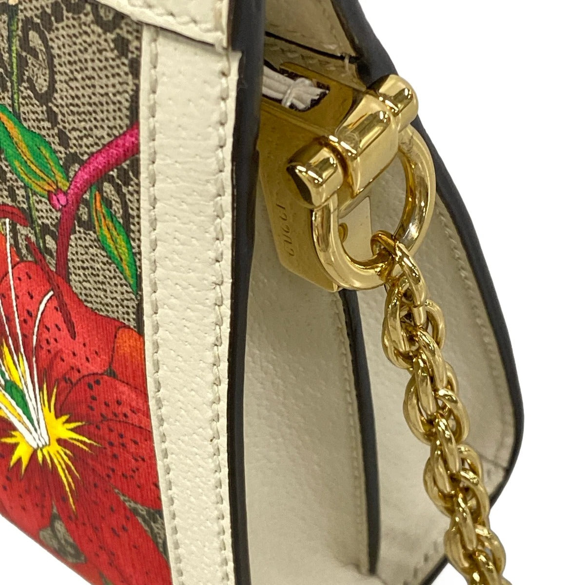GUCCI - POCHETTE OPHIDIA GG FLORA - TOILE GG SUPREME IMPRIME FLORAL