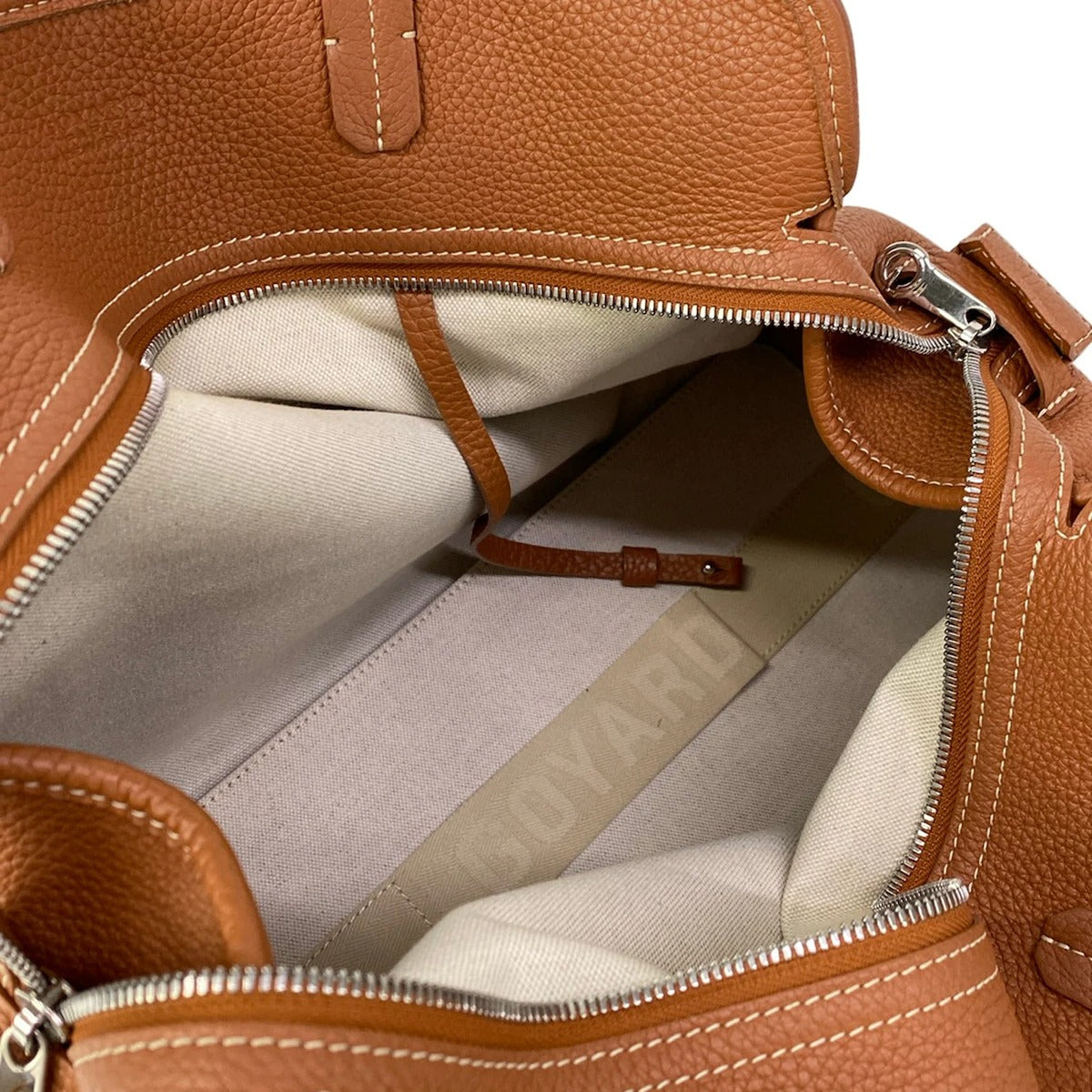 GOYARD - HARDI PM - TOILE GOYARDINE NOIRE CUIR CAMEL