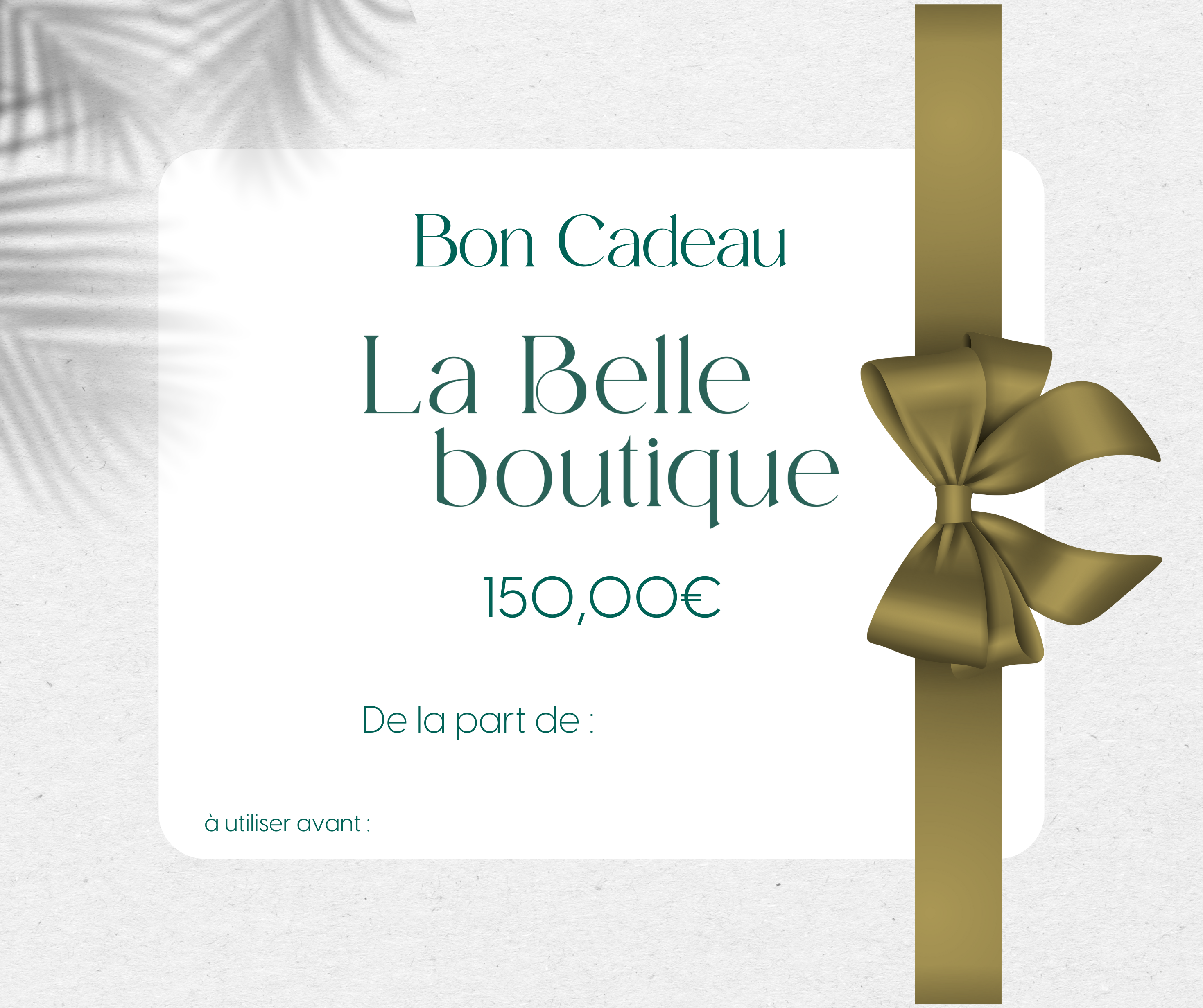 Carte-Cadeau La Belle Boutique